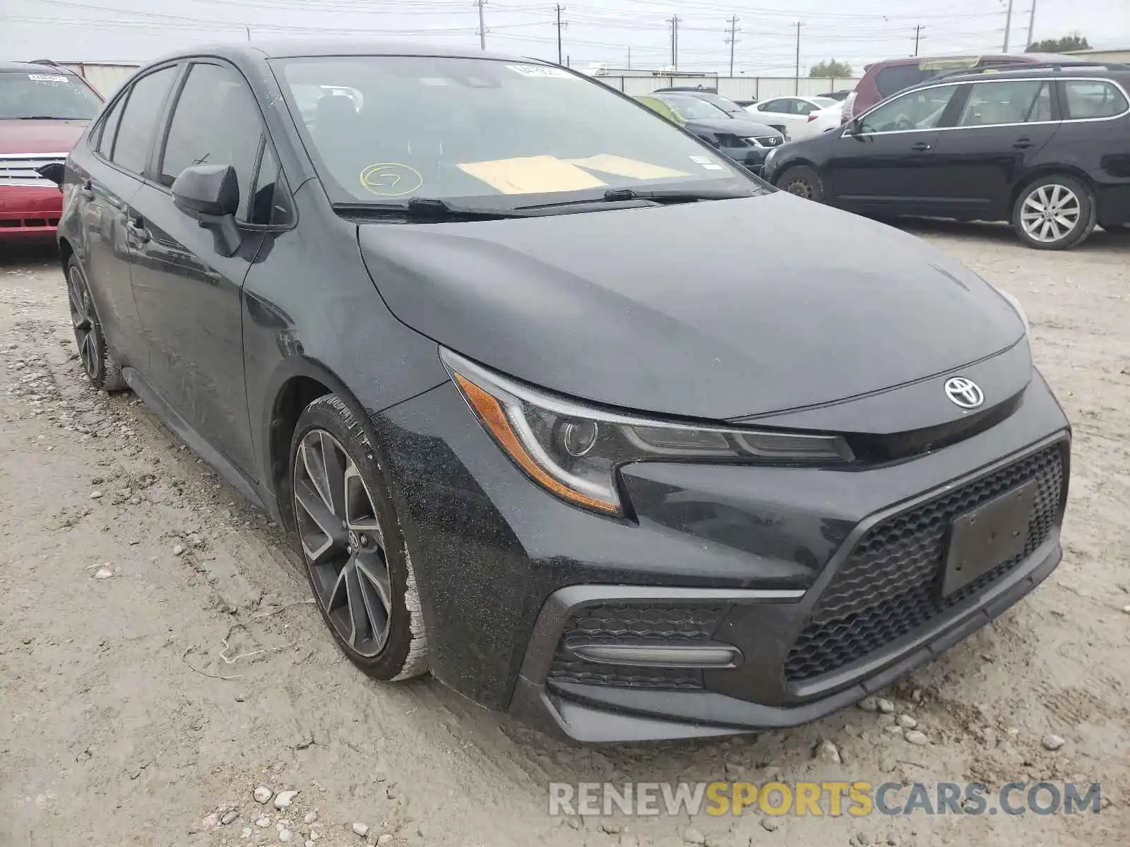 1 Photograph of a damaged car JTDS4RCE0LJ016268 TOYOTA COROLLA 2020