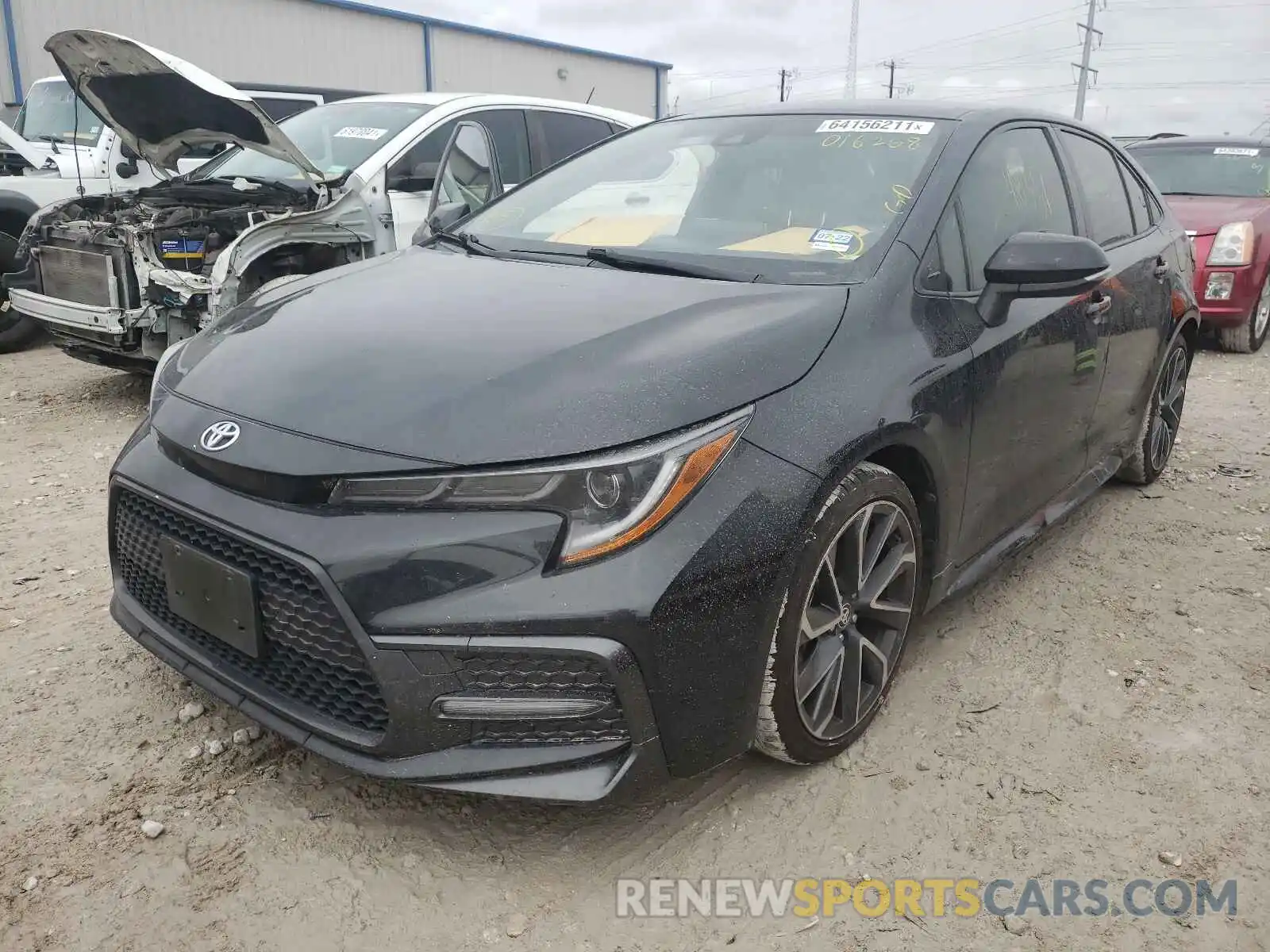 2 Photograph of a damaged car JTDS4RCE0LJ016268 TOYOTA COROLLA 2020