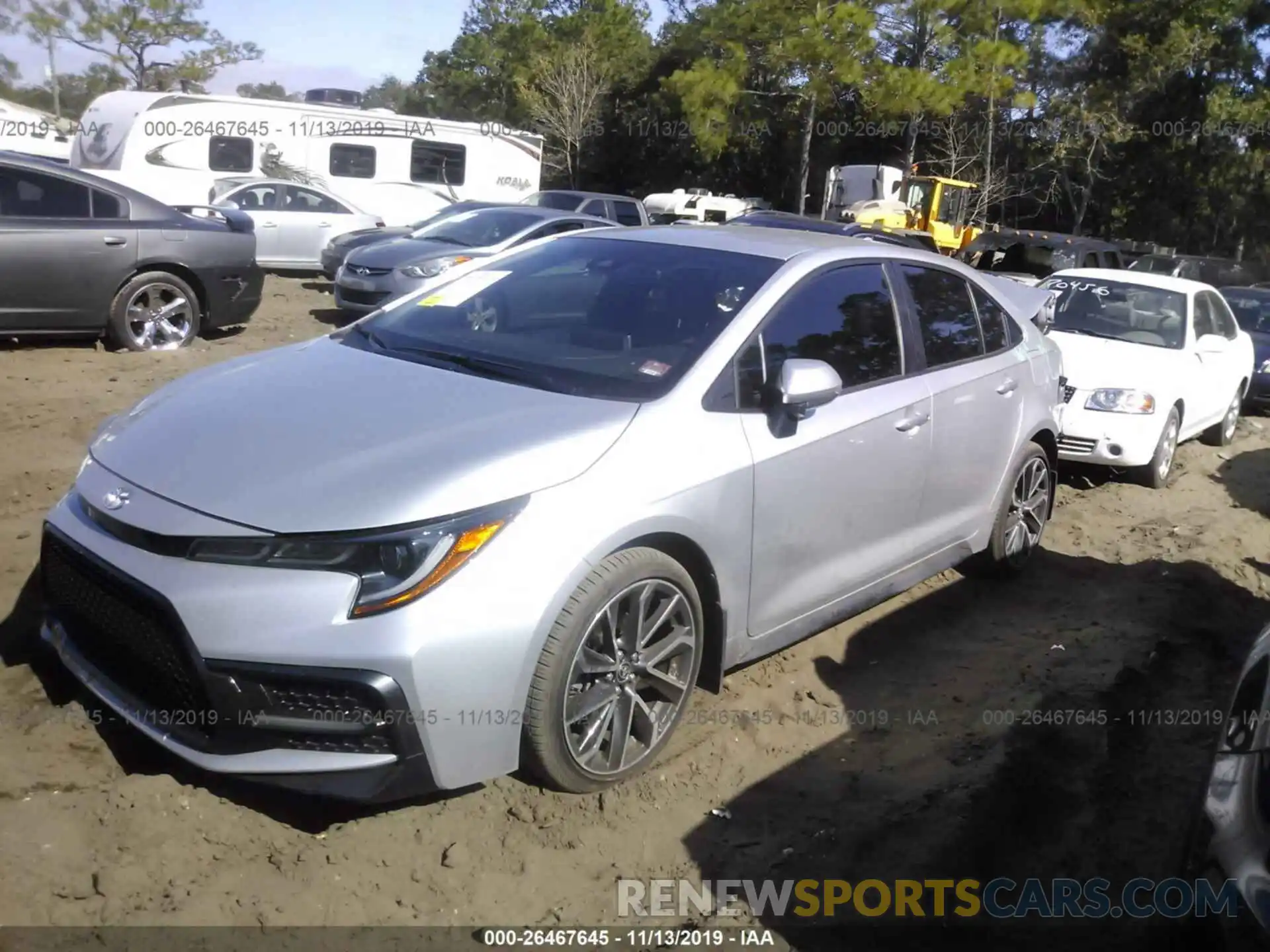 2 Photograph of a damaged car JTDS4RCE0LJ016898 TOYOTA COROLLA 2020