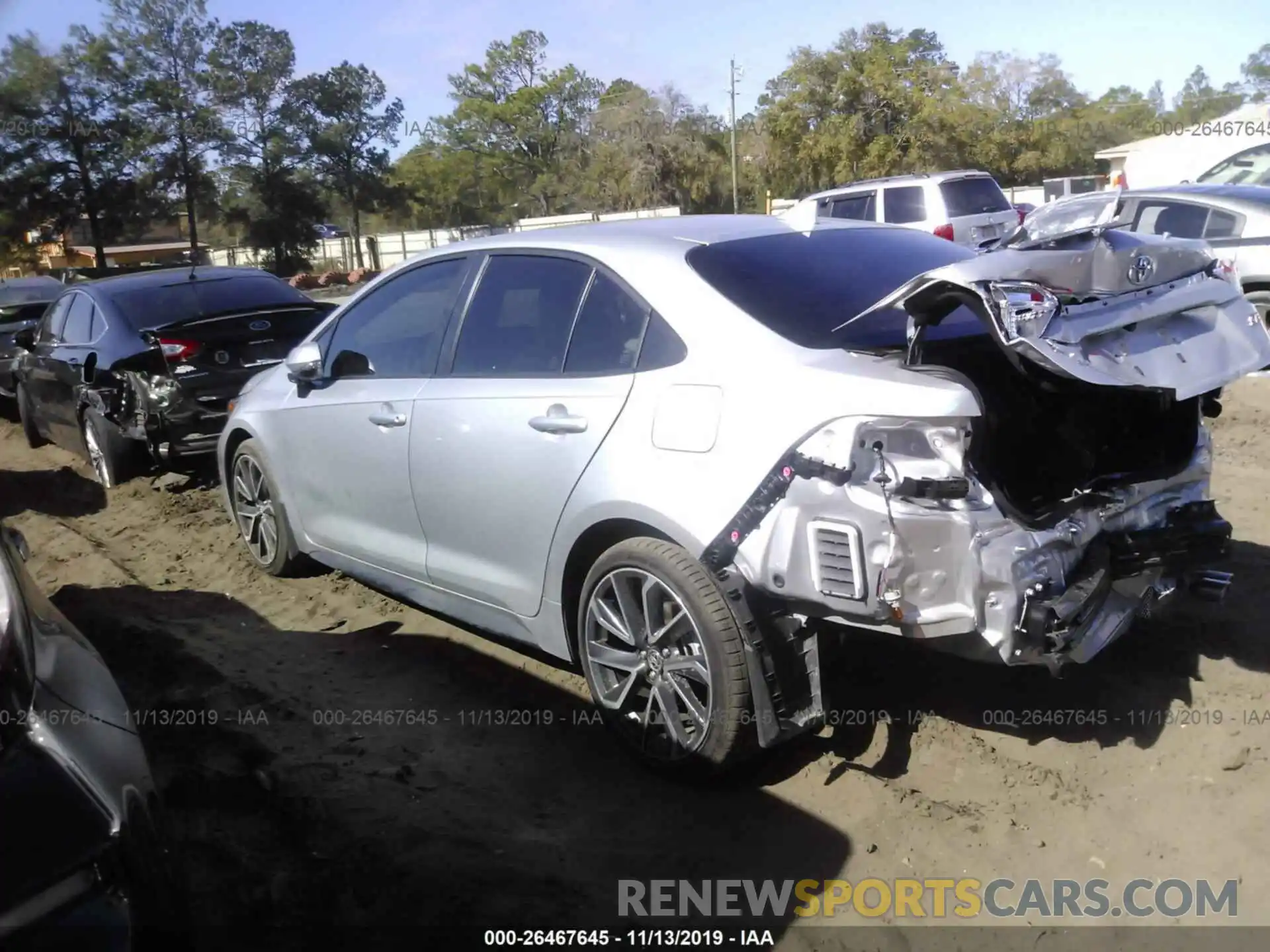 3 Photograph of a damaged car JTDS4RCE0LJ016898 TOYOTA COROLLA 2020