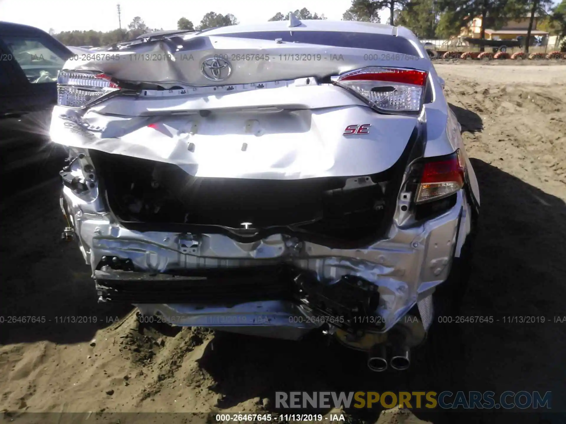 6 Photograph of a damaged car JTDS4RCE0LJ016898 TOYOTA COROLLA 2020