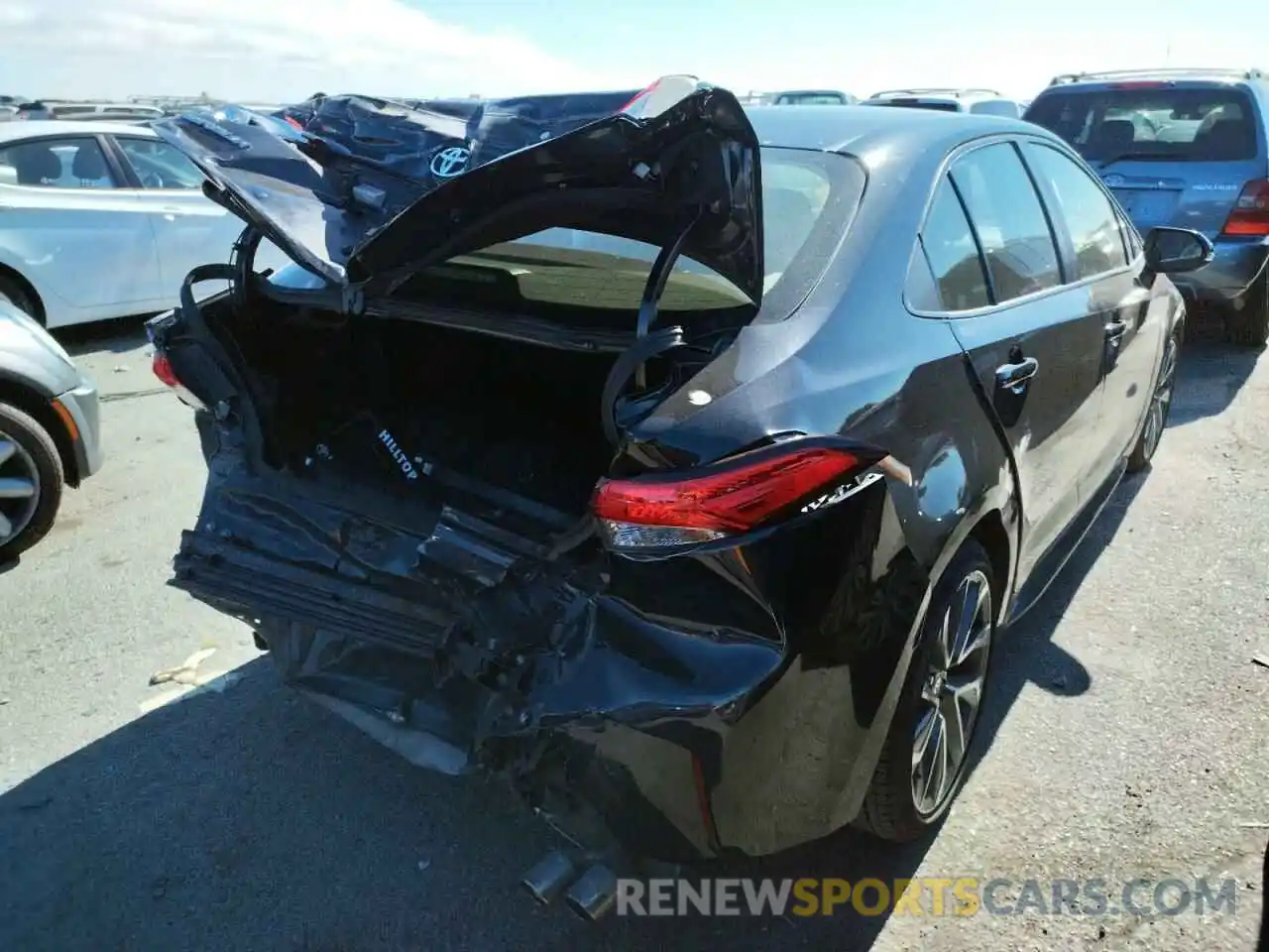 4 Photograph of a damaged car JTDS4RCE0LJ017663 TOYOTA COROLLA 2020