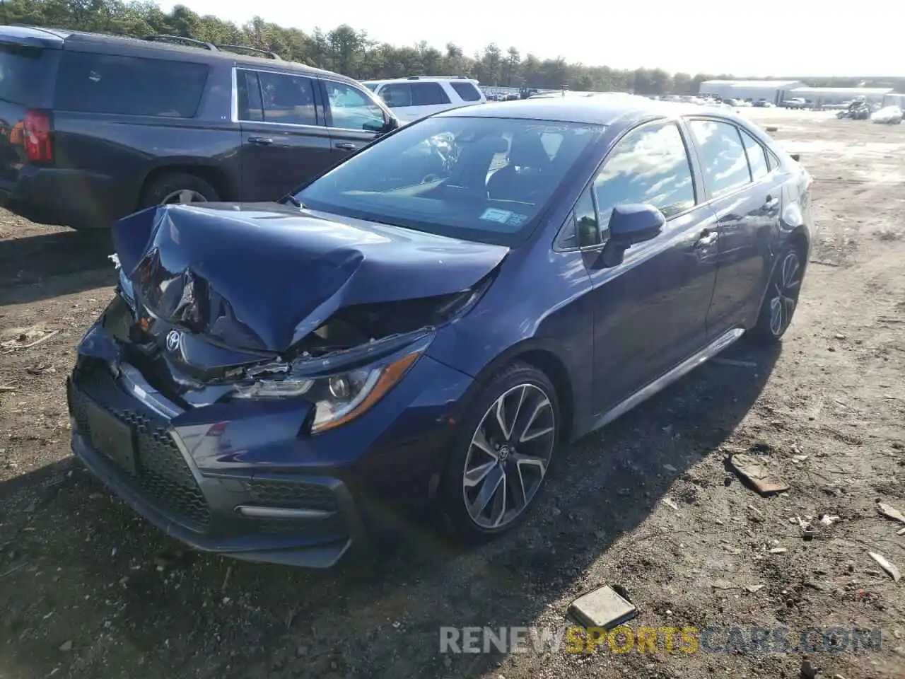 2 Photograph of a damaged car JTDS4RCE0LJ017808 TOYOTA COROLLA 2020