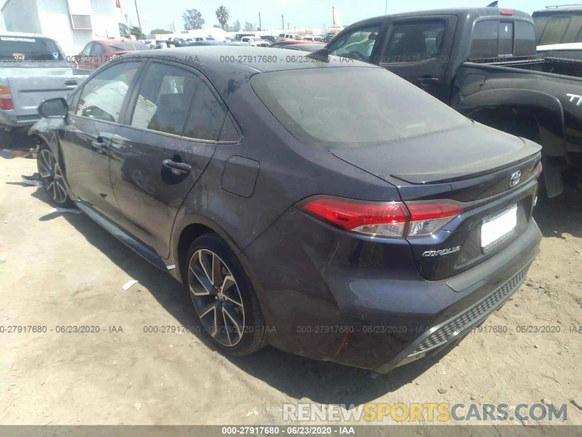 3 Photograph of a damaged car JTDS4RCE0LJ019204 TOYOTA COROLLA 2020