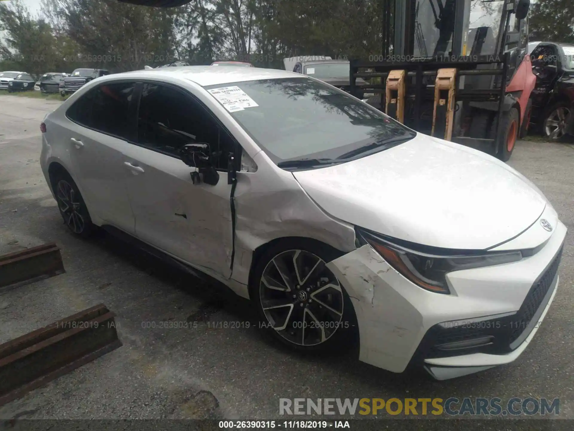 6 Photograph of a damaged car JTDS4RCE0LJ019574 TOYOTA COROLLA 2020