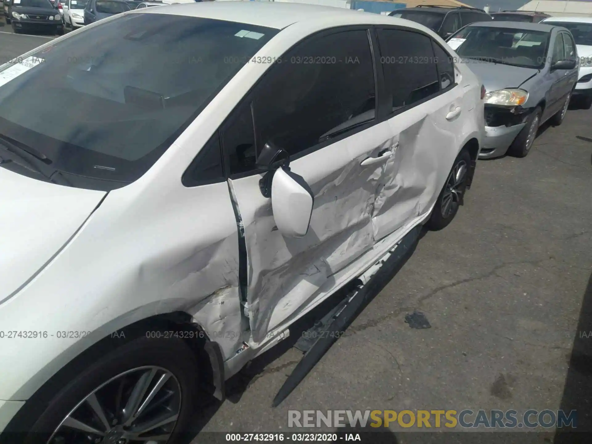 6 Photograph of a damaged car JTDS4RCE0LJ020238 TOYOTA COROLLA 2020