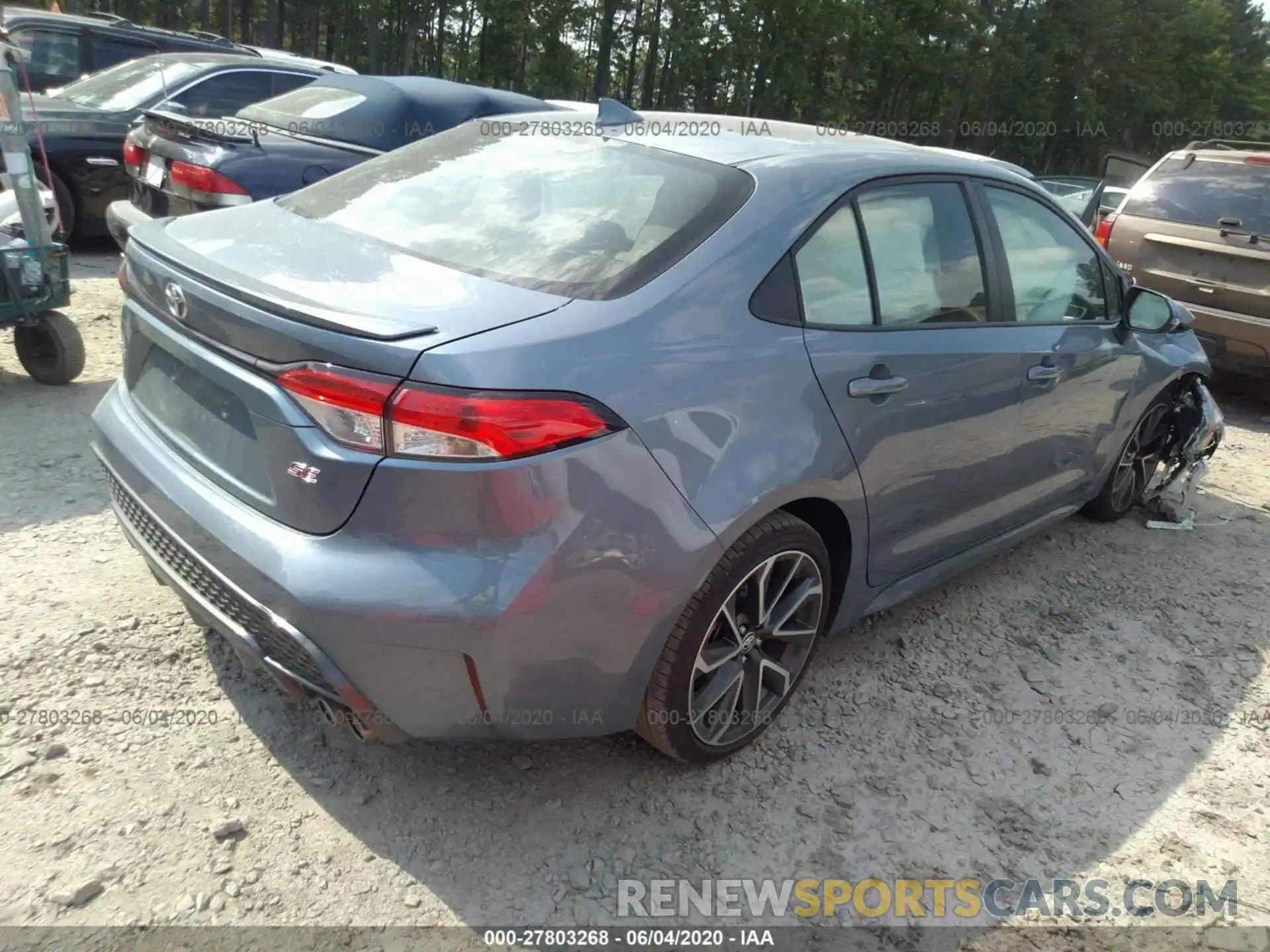 4 Photograph of a damaged car JTDS4RCE0LJ020353 TOYOTA COROLLA 2020