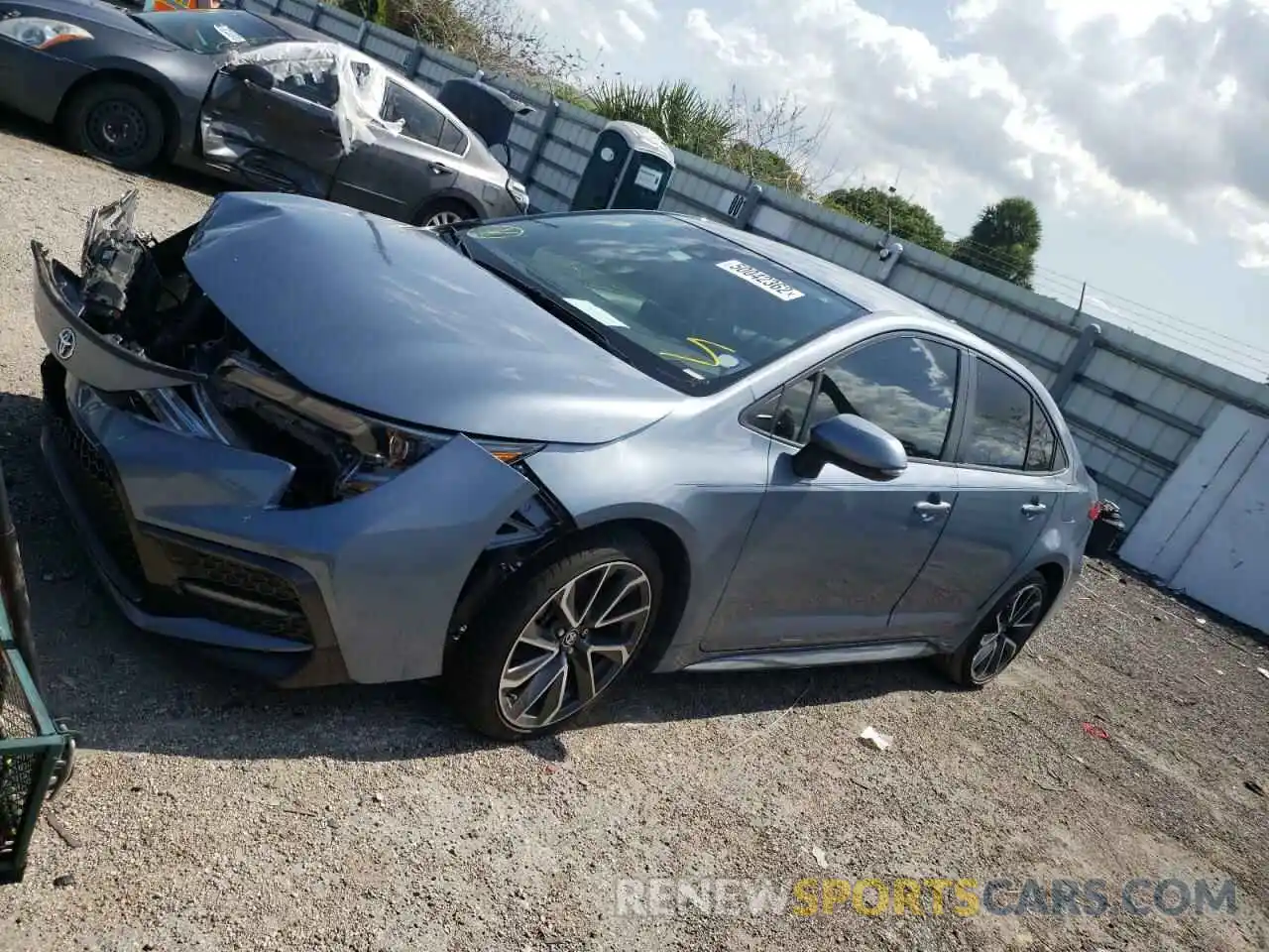 2 Photograph of a damaged car JTDS4RCE0LJ020398 TOYOTA COROLLA 2020