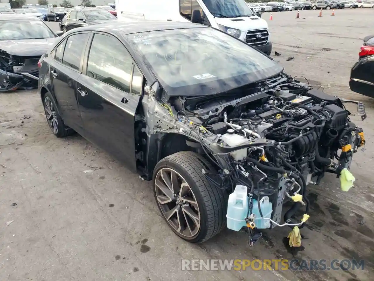 1 Photograph of a damaged car JTDS4RCE0LJ020482 TOYOTA COROLLA 2020