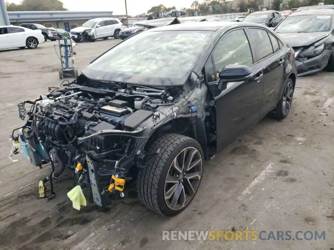 2 Photograph of a damaged car JTDS4RCE0LJ020482 TOYOTA COROLLA 2020