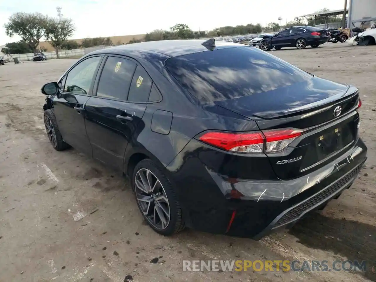 3 Photograph of a damaged car JTDS4RCE0LJ020482 TOYOTA COROLLA 2020