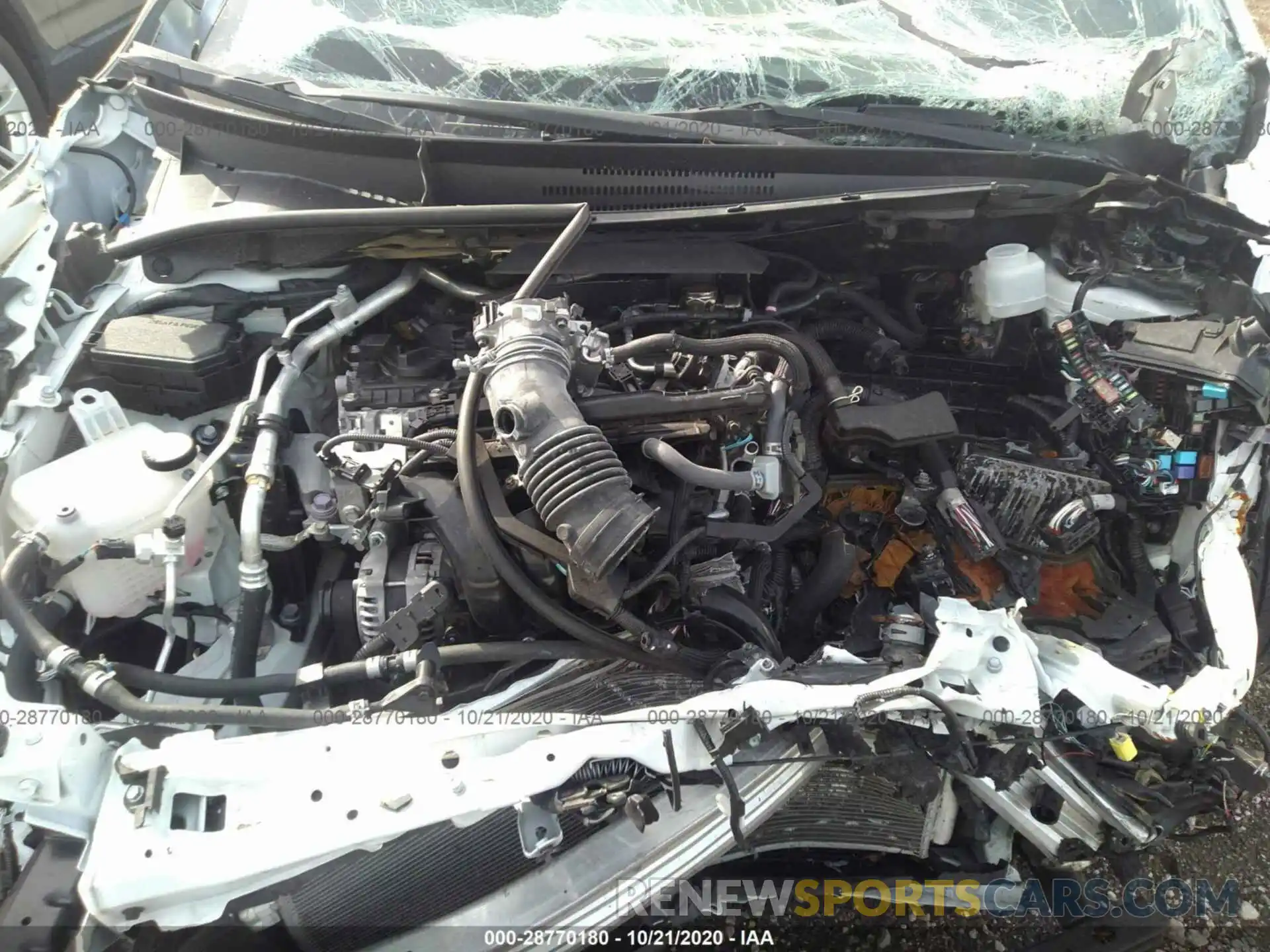 10 Photograph of a damaged car JTDS4RCE0LJ021289 TOYOTA COROLLA 2020
