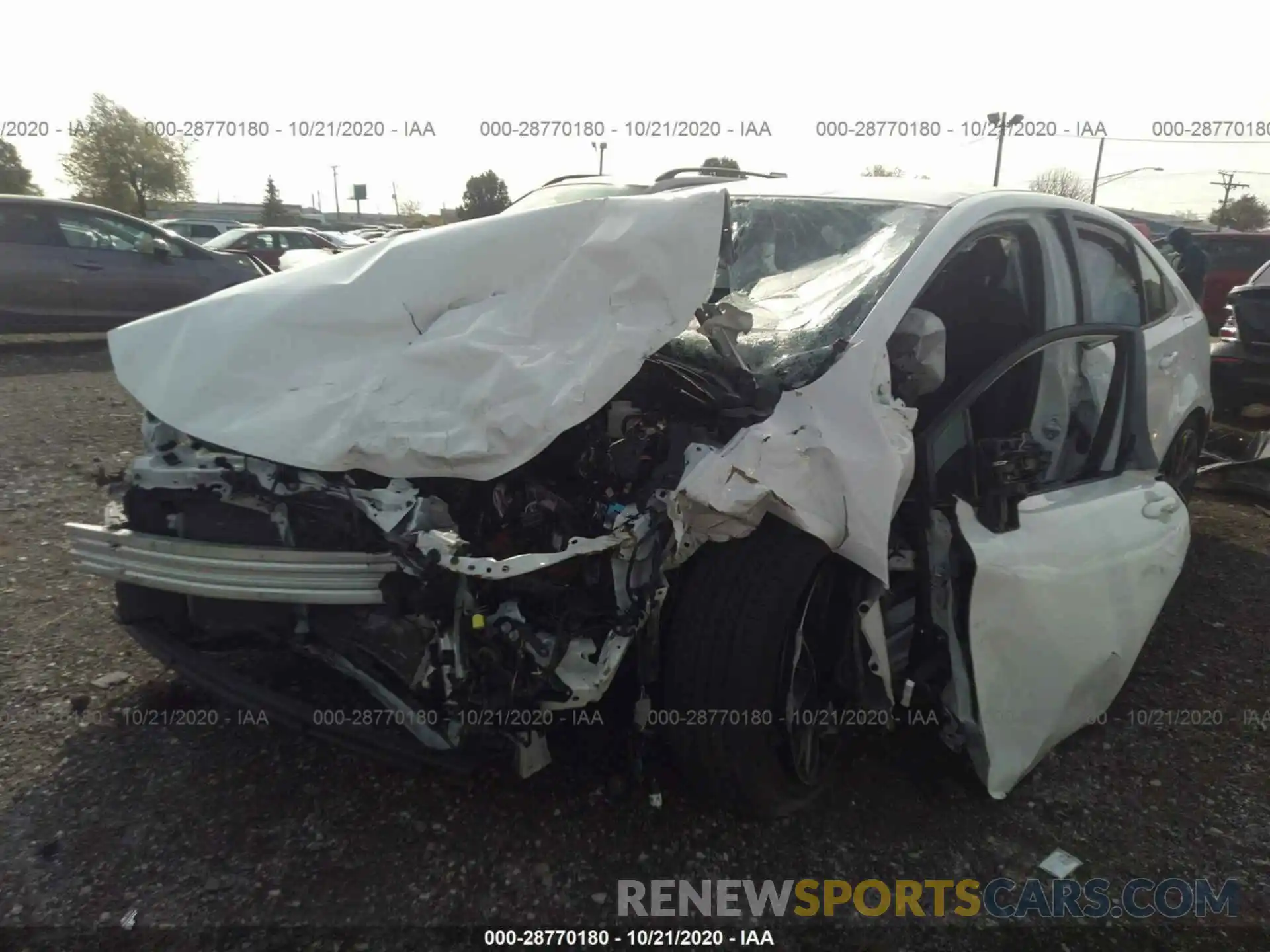 6 Photograph of a damaged car JTDS4RCE0LJ021289 TOYOTA COROLLA 2020