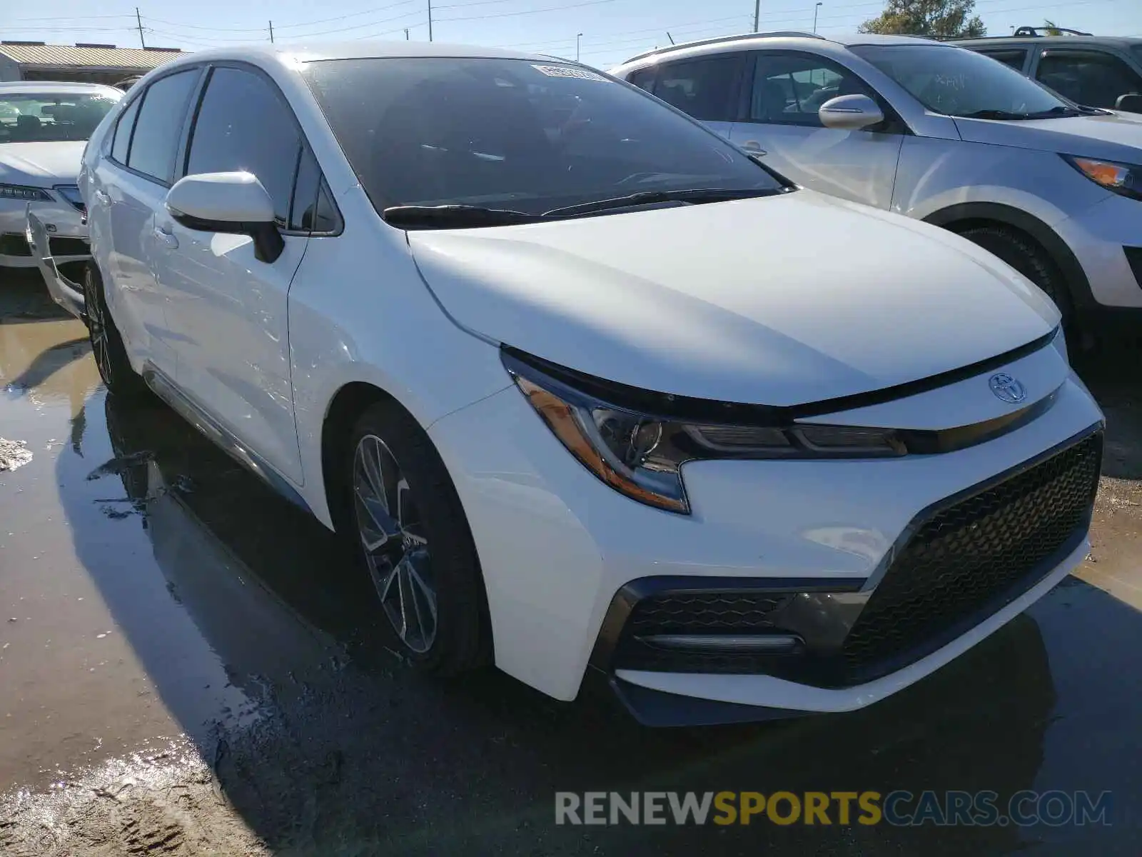 1 Photograph of a damaged car JTDS4RCE0LJ021390 TOYOTA COROLLA 2020