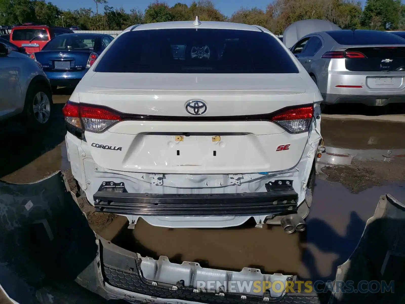 9 Photograph of a damaged car JTDS4RCE0LJ021390 TOYOTA COROLLA 2020