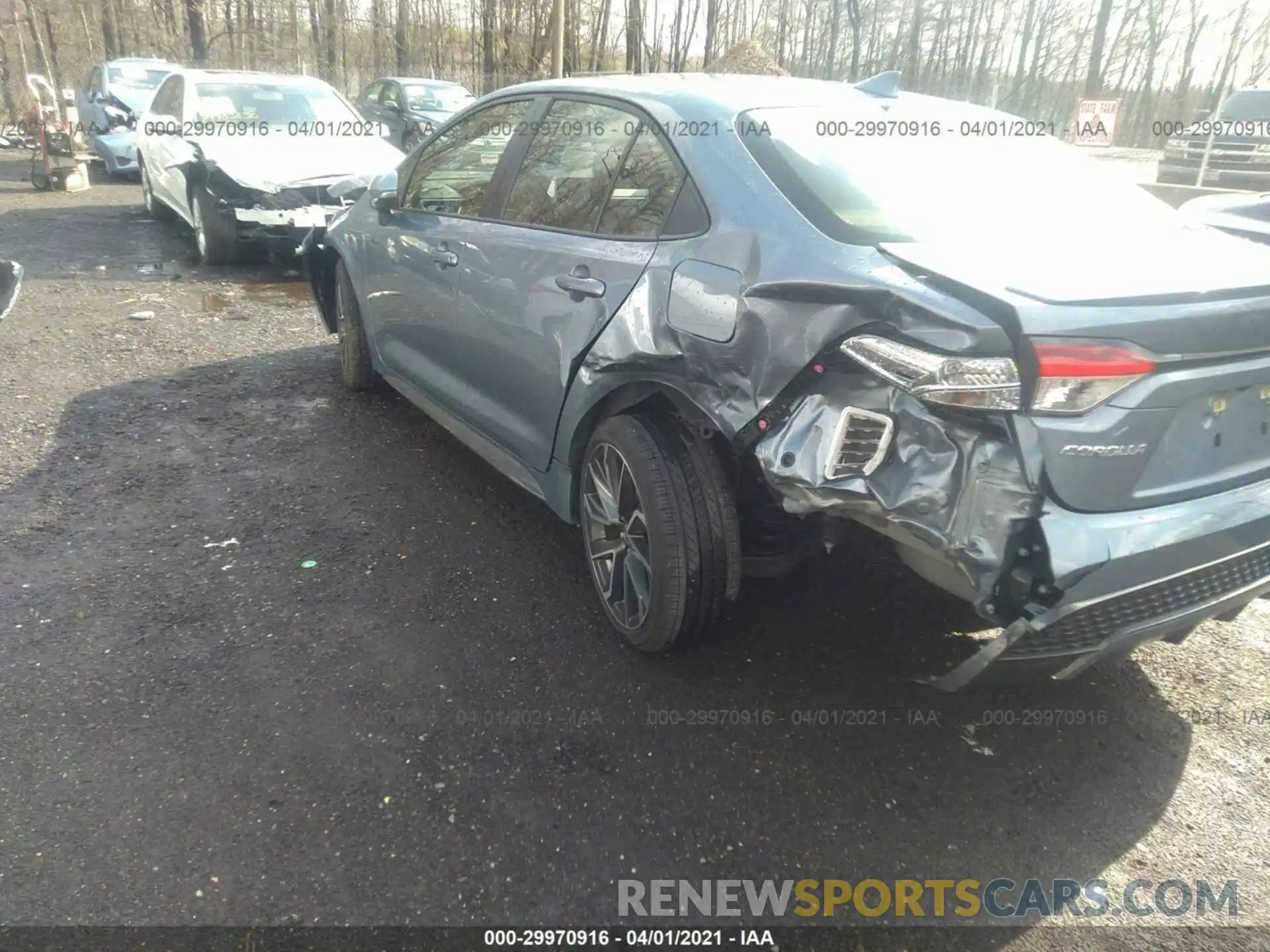 6 Photograph of a damaged car JTDS4RCE0LJ021647 TOYOTA COROLLA 2020