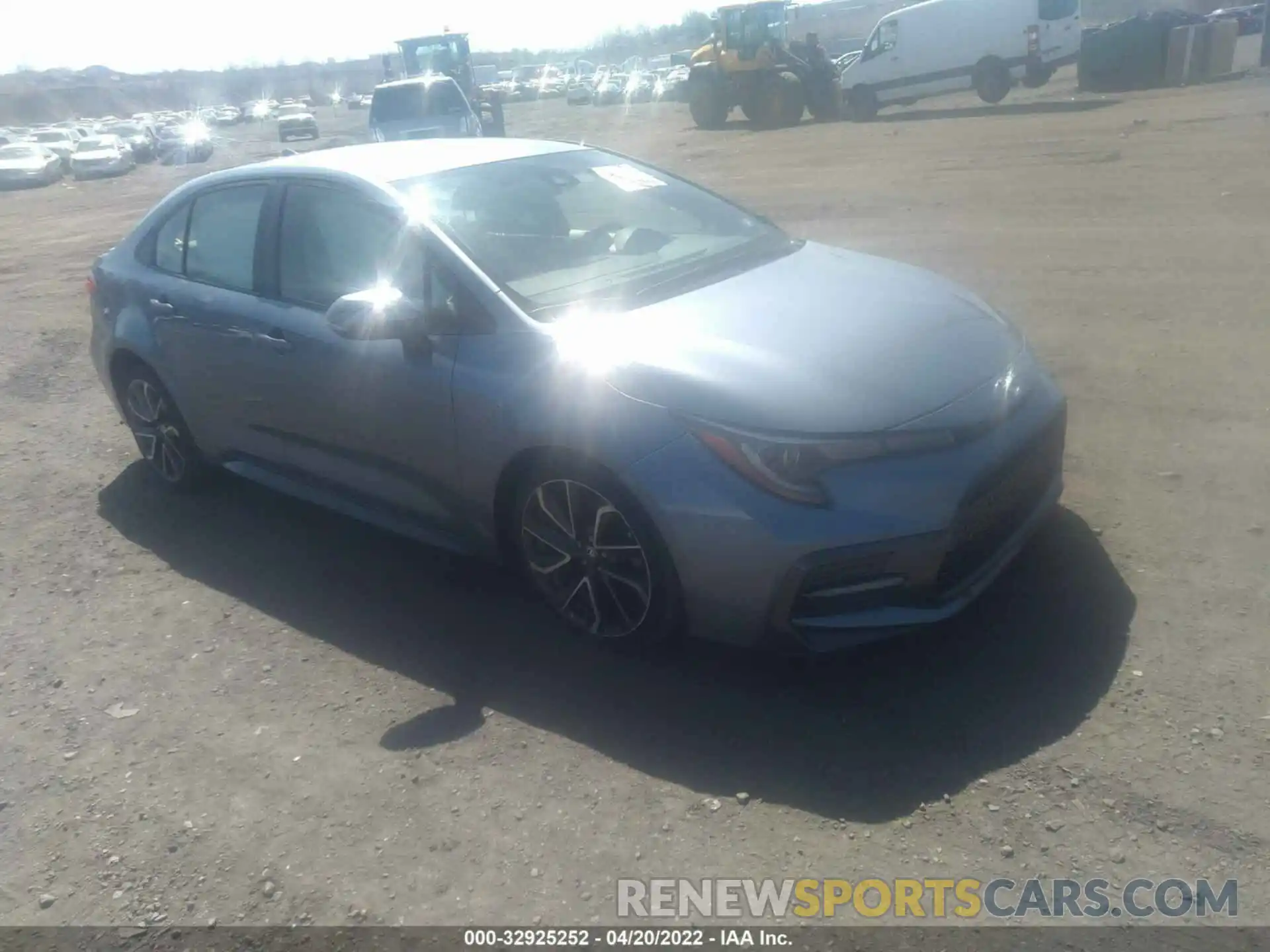 1 Photograph of a damaged car JTDS4RCE0LJ021843 TOYOTA COROLLA 2020