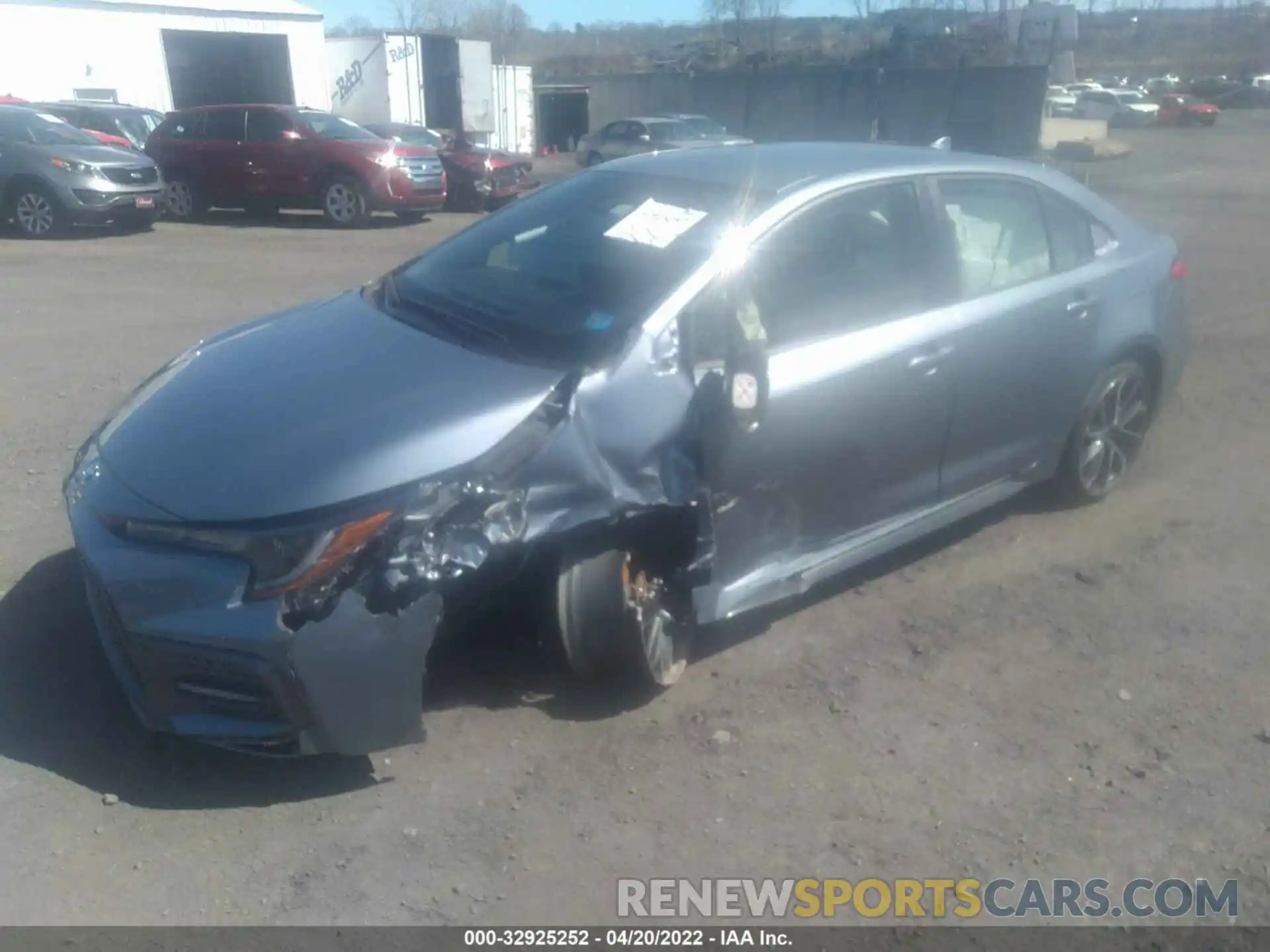 6 Photograph of a damaged car JTDS4RCE0LJ021843 TOYOTA COROLLA 2020