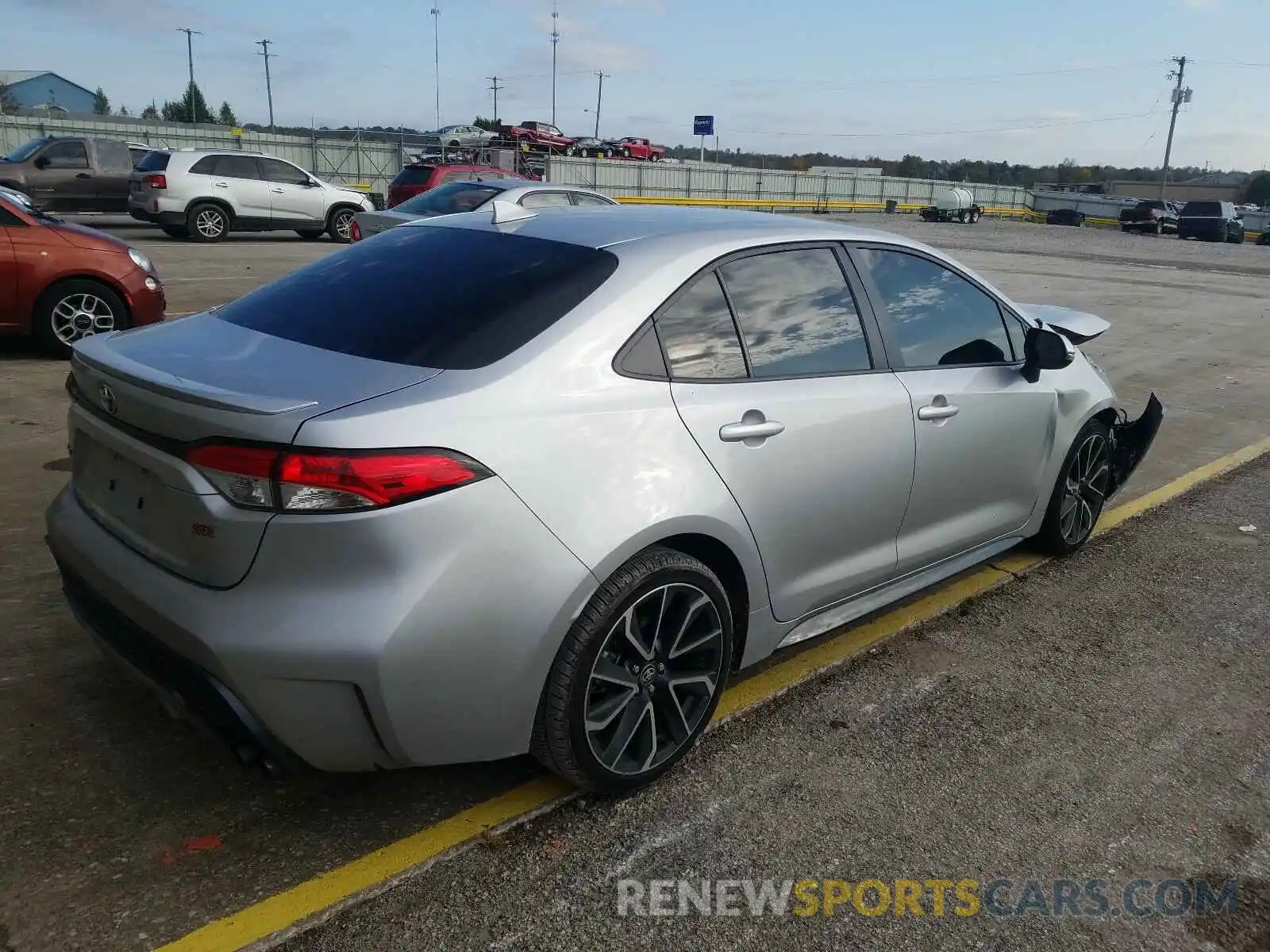 4 Photograph of a damaged car JTDS4RCE0LJ022393 TOYOTA COROLLA 2020