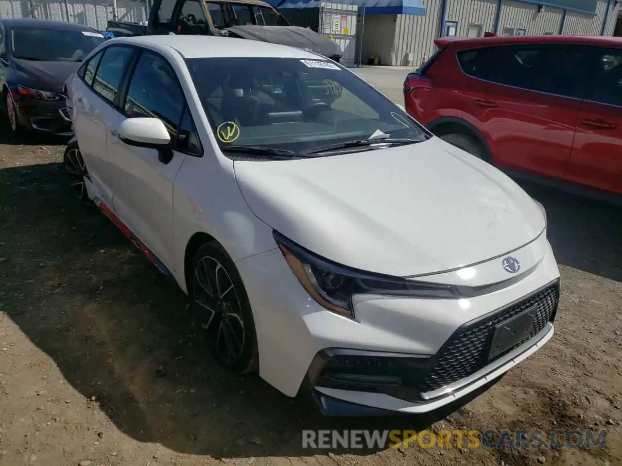 1 Photograph of a damaged car JTDS4RCE0LJ023835 TOYOTA COROLLA 2020