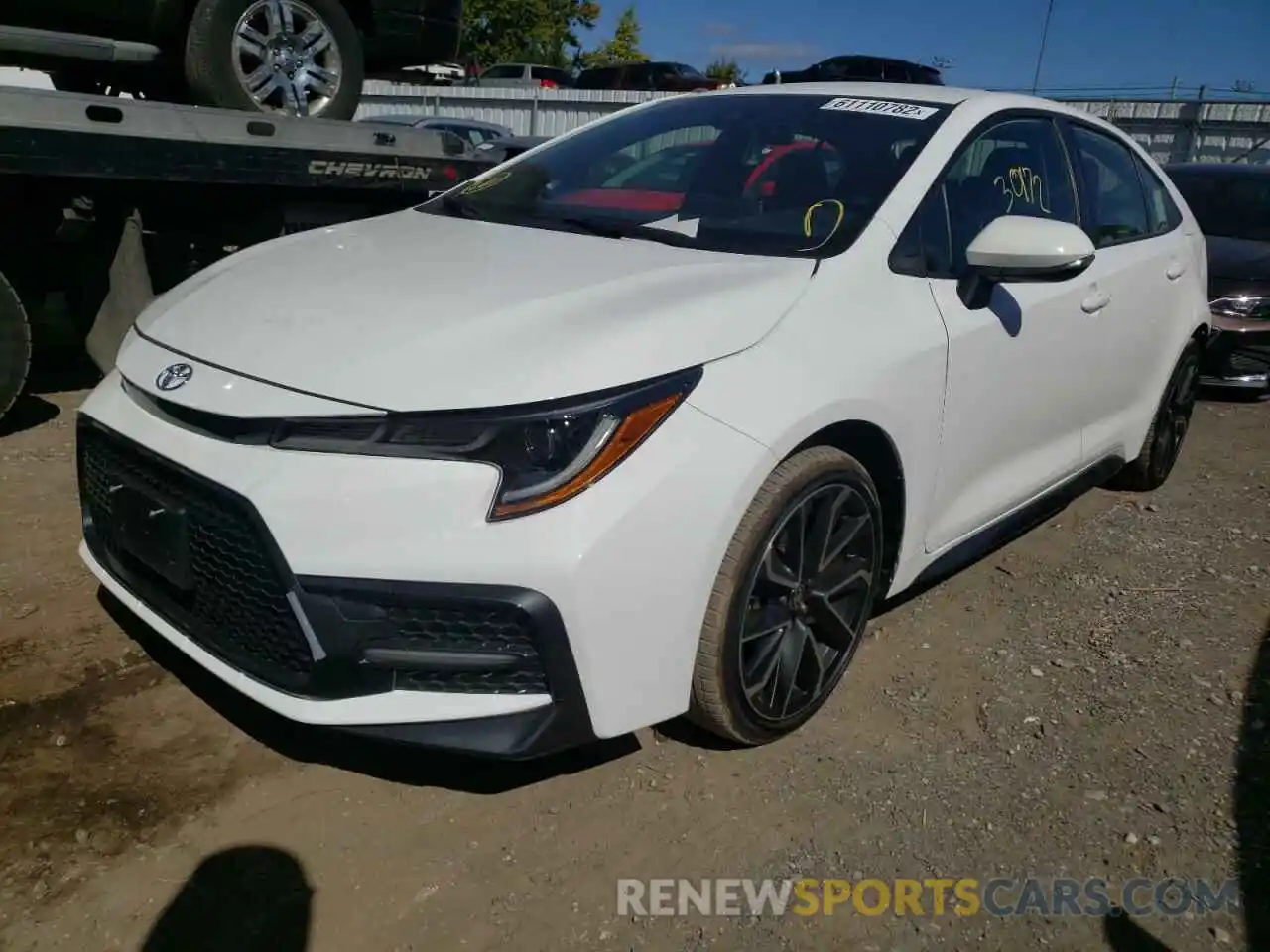 2 Photograph of a damaged car JTDS4RCE0LJ023835 TOYOTA COROLLA 2020