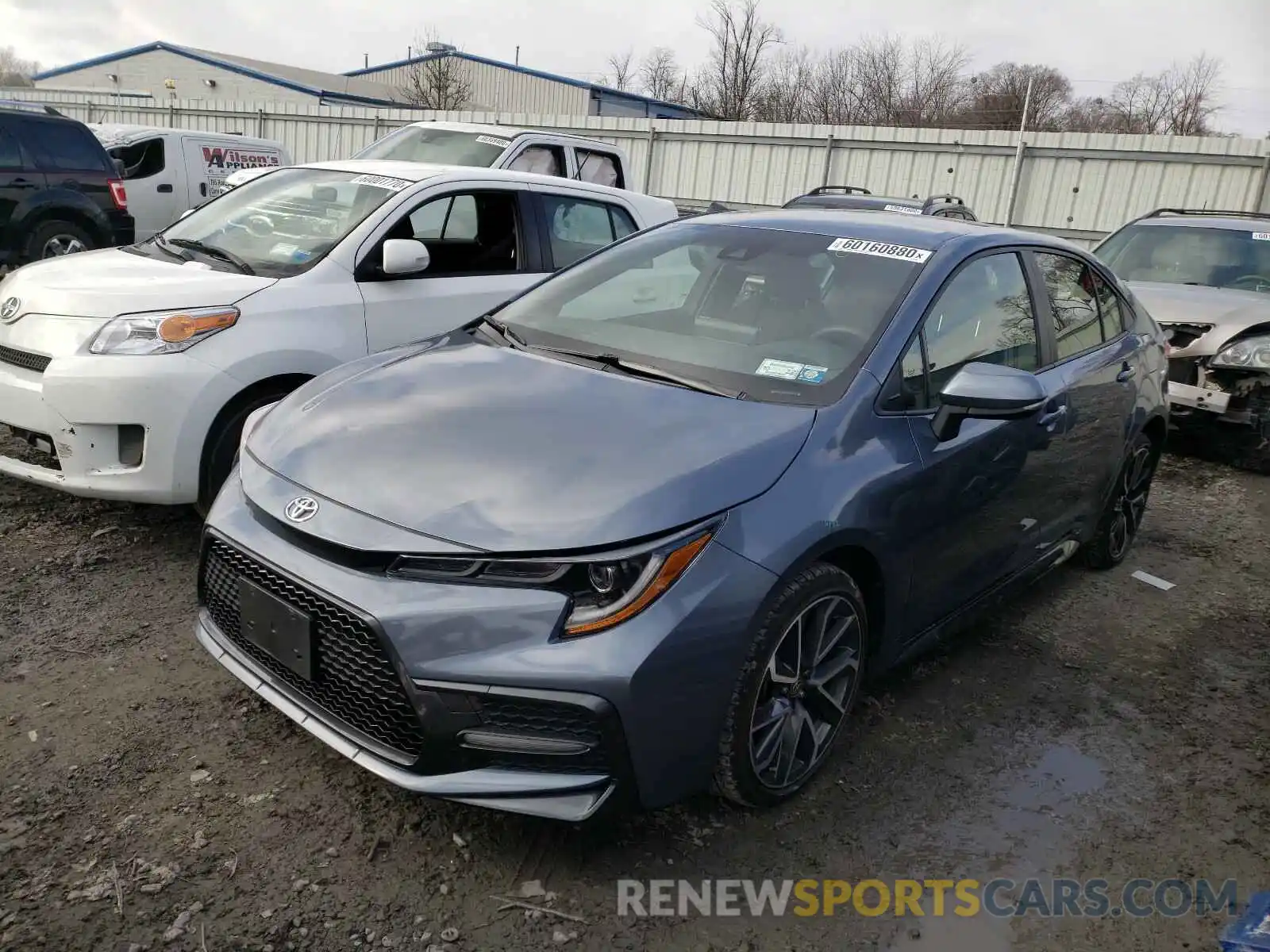 2 Photograph of a damaged car JTDS4RCE0LJ024094 TOYOTA COROLLA 2020