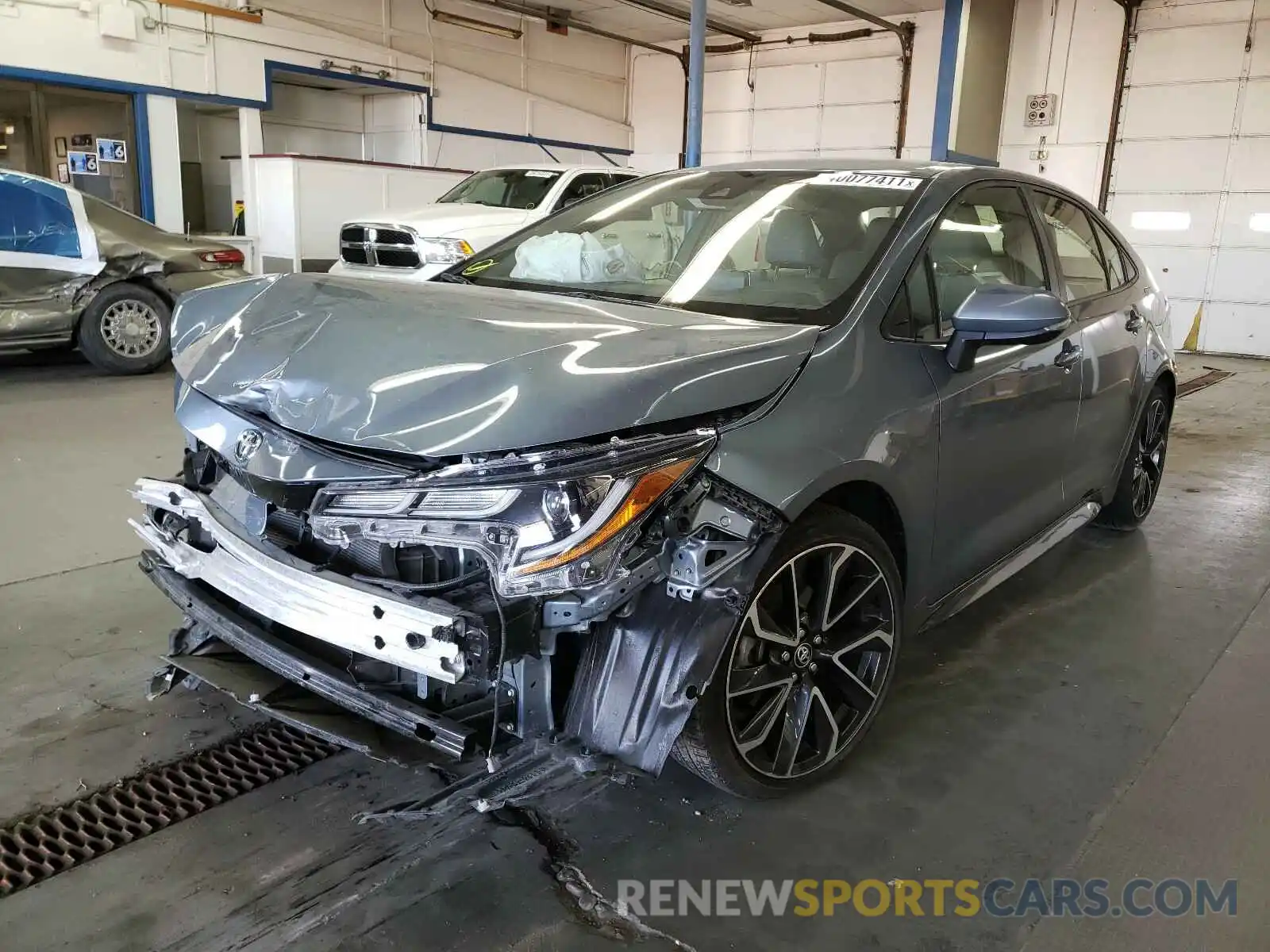 2 Photograph of a damaged car JTDS4RCE0LJ024662 TOYOTA COROLLA 2020