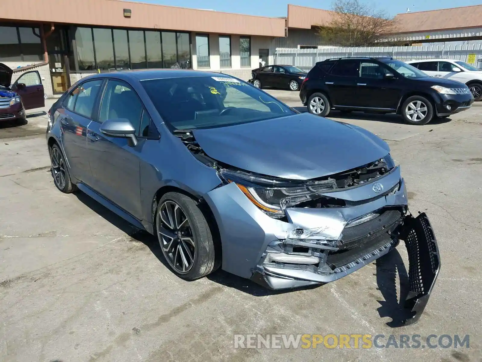 1 Photograph of a damaged car JTDS4RCE0LJ025083 TOYOTA COROLLA 2020