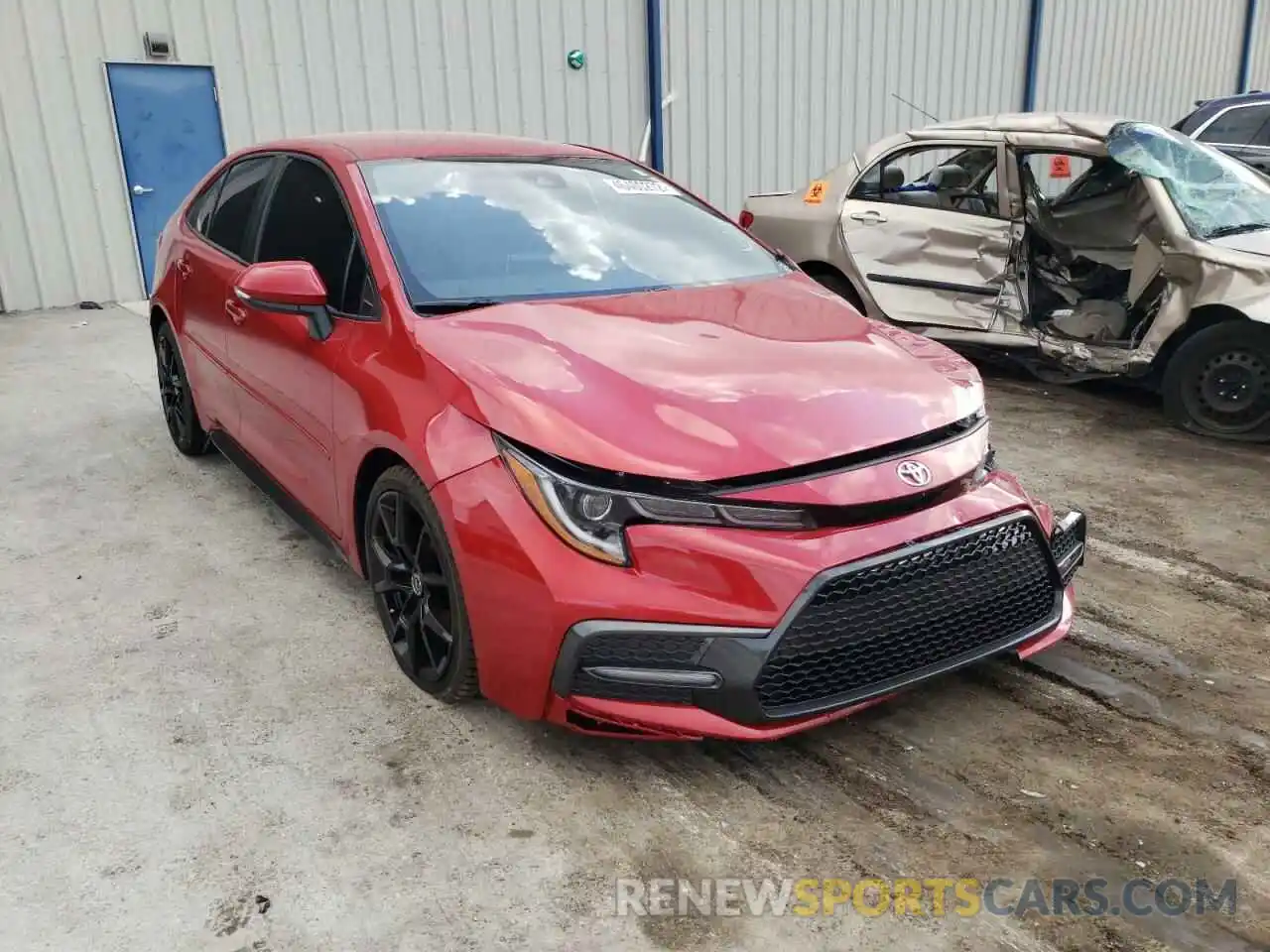 1 Photograph of a damaged car JTDS4RCE0LJ025343 TOYOTA COROLLA 2020