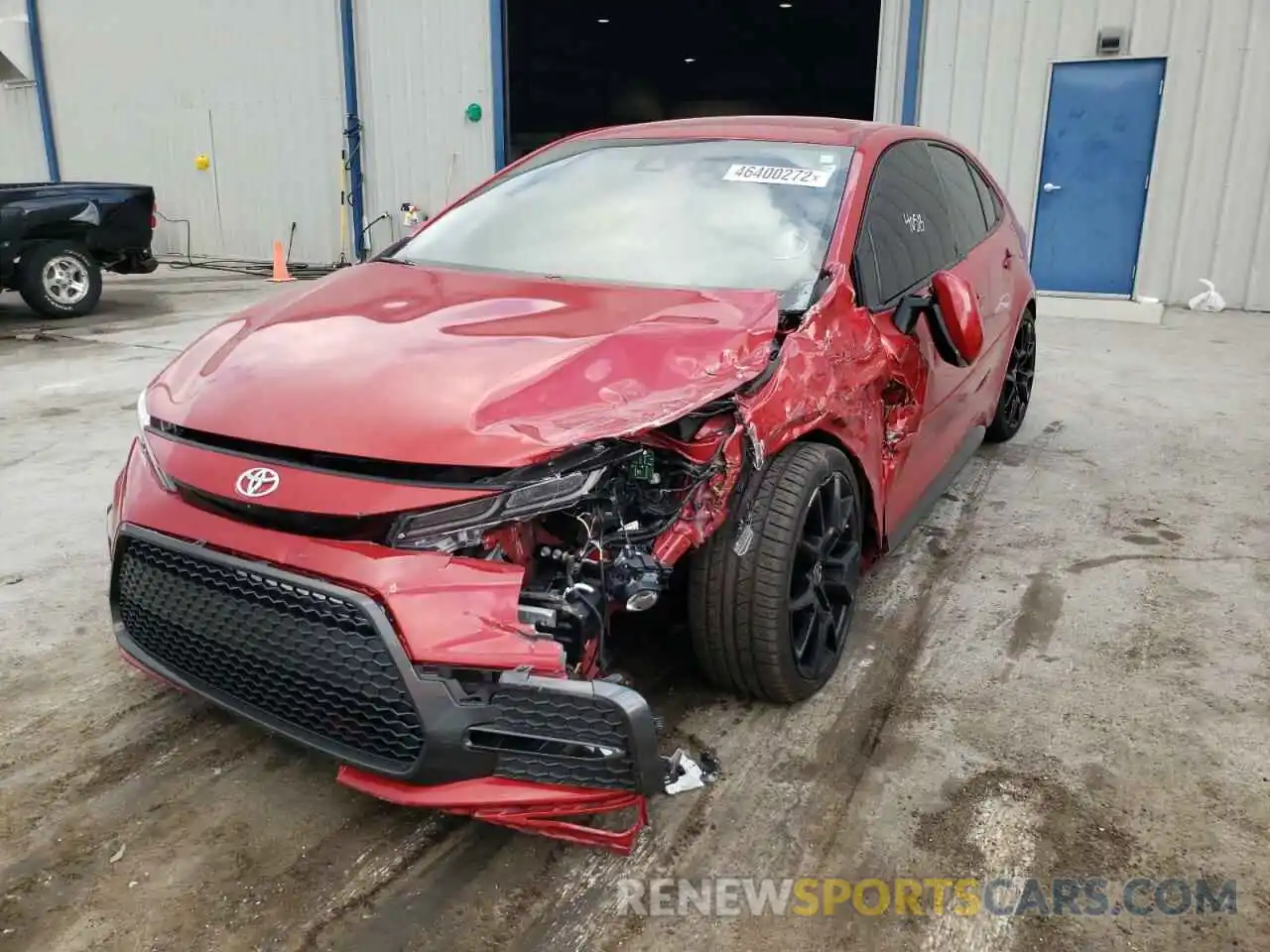 2 Photograph of a damaged car JTDS4RCE0LJ025343 TOYOTA COROLLA 2020