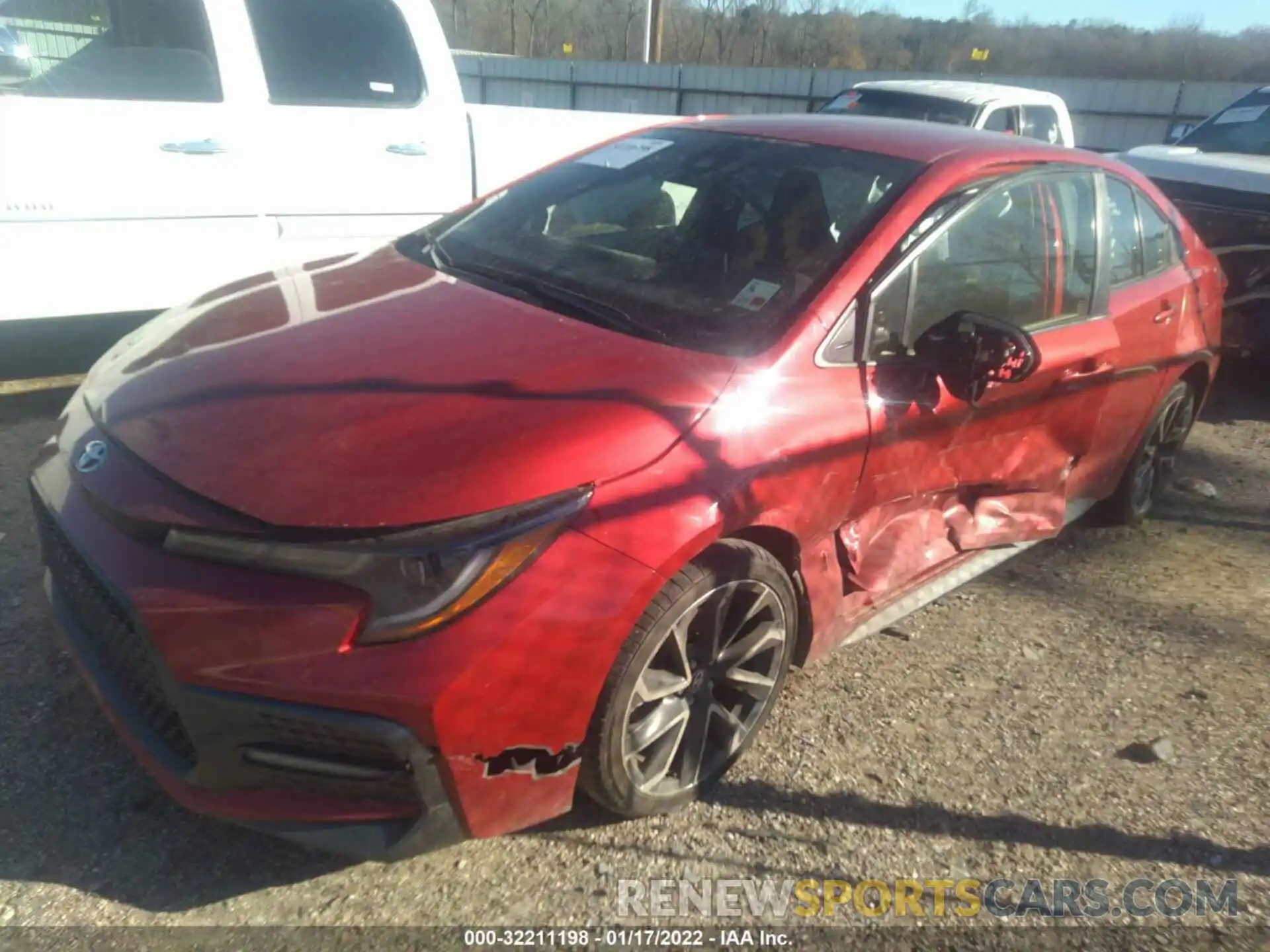 2 Photograph of a damaged car JTDS4RCE0LJ026170 TOYOTA COROLLA 2020