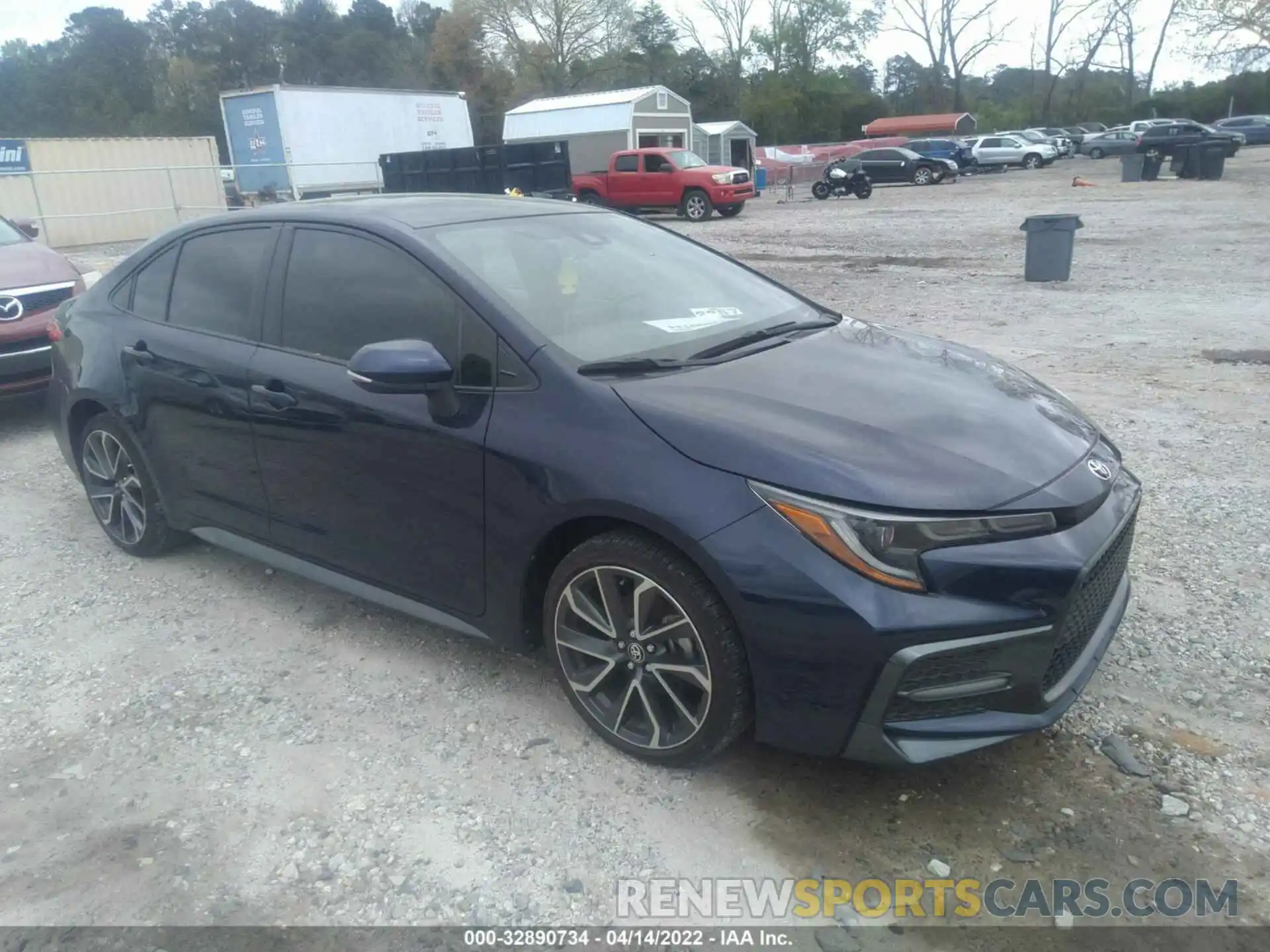 1 Photograph of a damaged car JTDS4RCE0LJ026203 TOYOTA COROLLA 2020