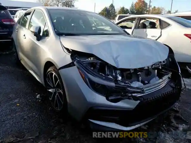 1 Photograph of a damaged car JTDS4RCE0LJ027089 TOYOTA COROLLA 2020