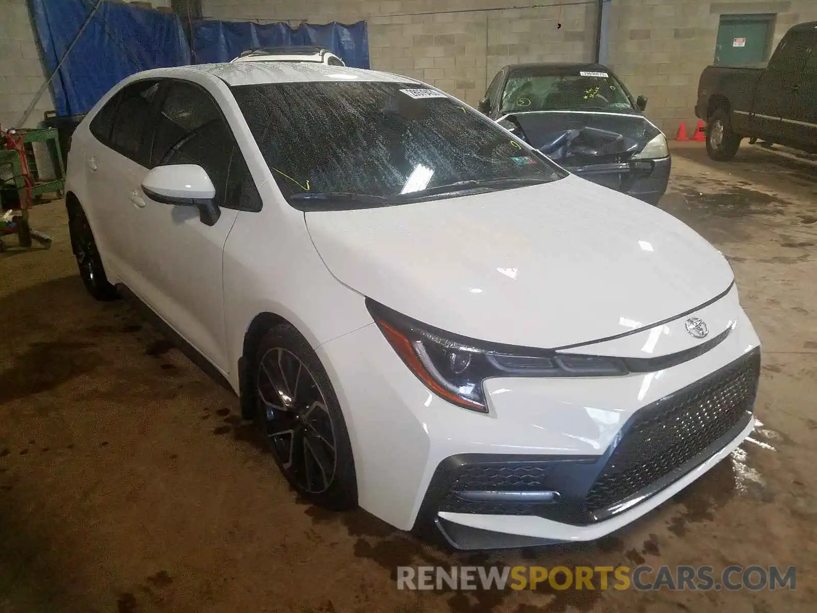 1 Photograph of a damaged car JTDS4RCE0LJ028100 TOYOTA COROLLA 2020