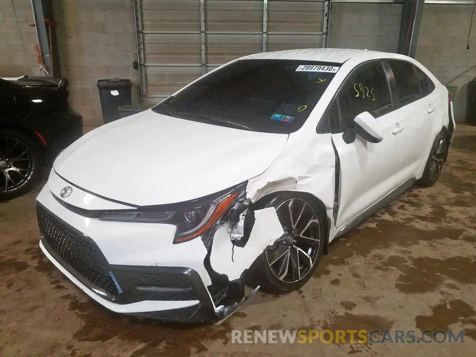 2 Photograph of a damaged car JTDS4RCE0LJ028100 TOYOTA COROLLA 2020