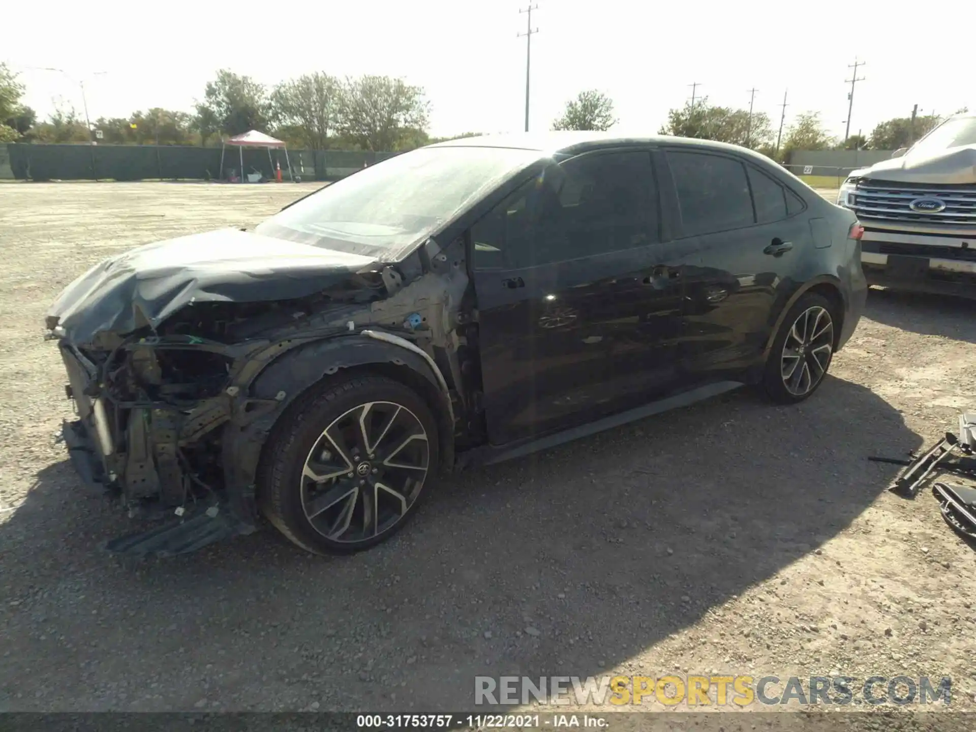 2 Photograph of a damaged car JTDS4RCE0LJ028954 TOYOTA COROLLA 2020