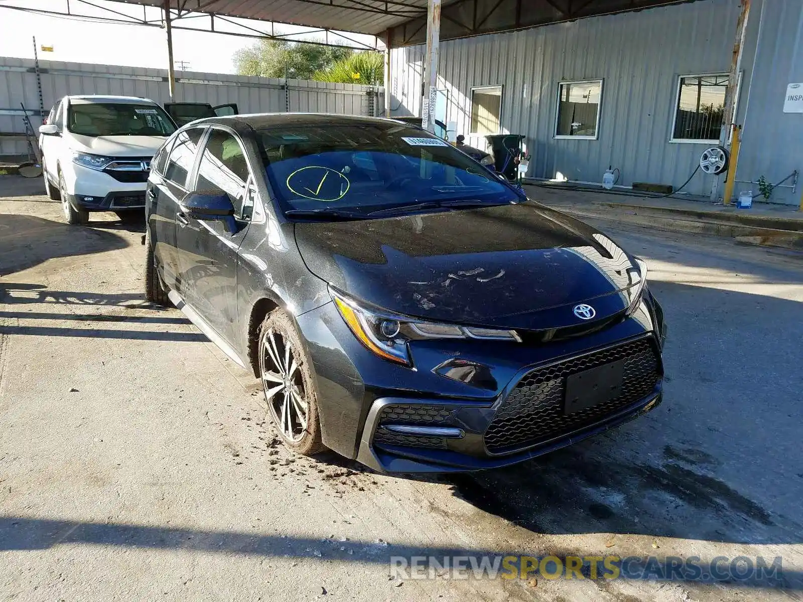 1 Photograph of a damaged car JTDS4RCE0LJ029571 TOYOTA COROLLA 2020