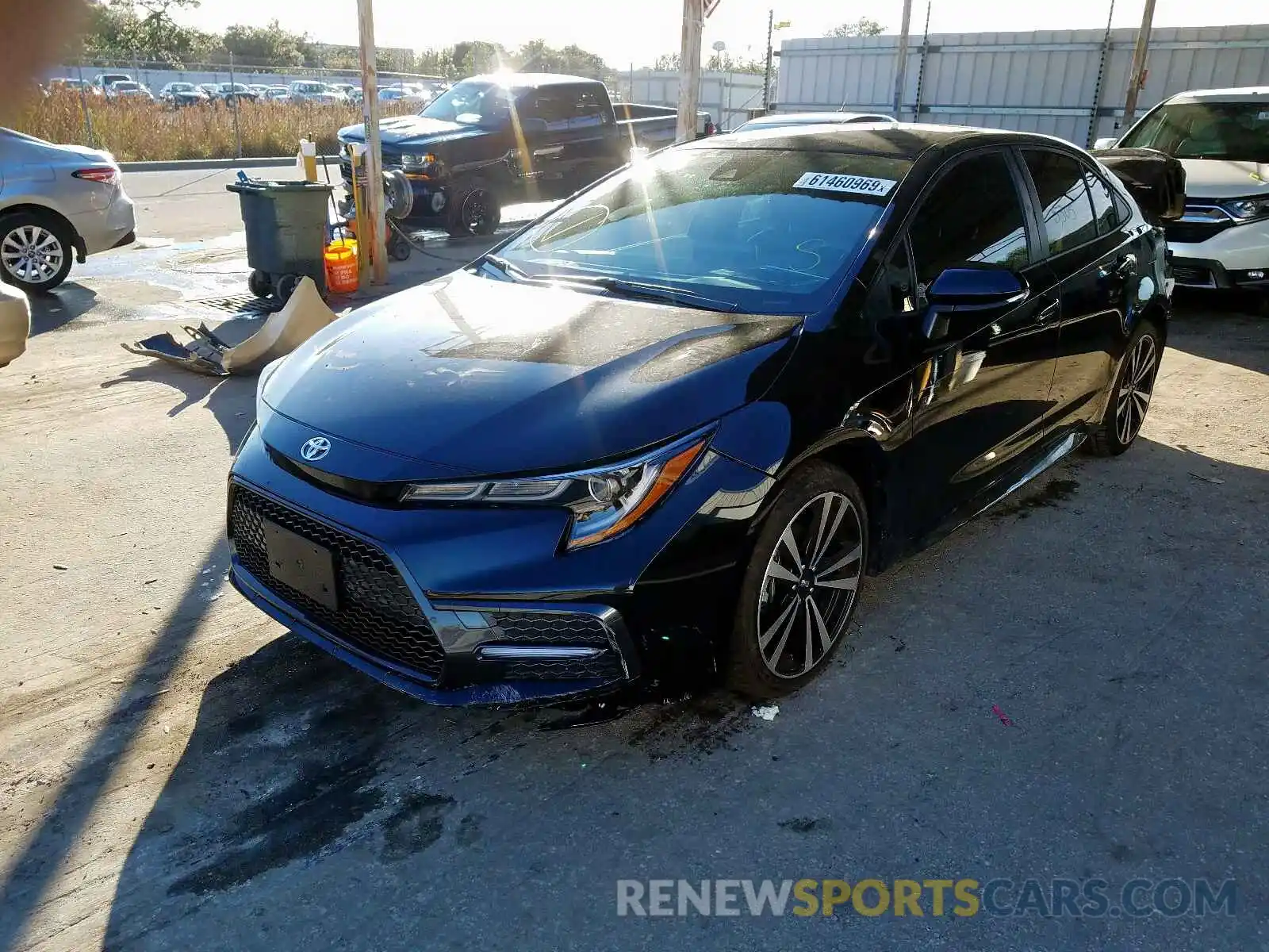 2 Photograph of a damaged car JTDS4RCE0LJ029571 TOYOTA COROLLA 2020