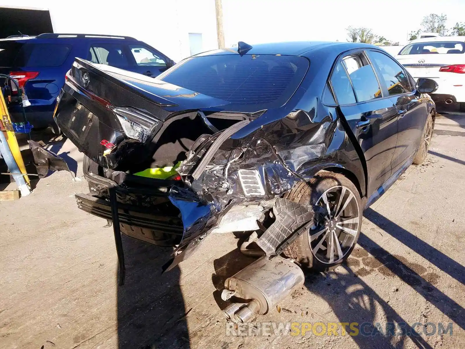 4 Photograph of a damaged car JTDS4RCE0LJ029571 TOYOTA COROLLA 2020