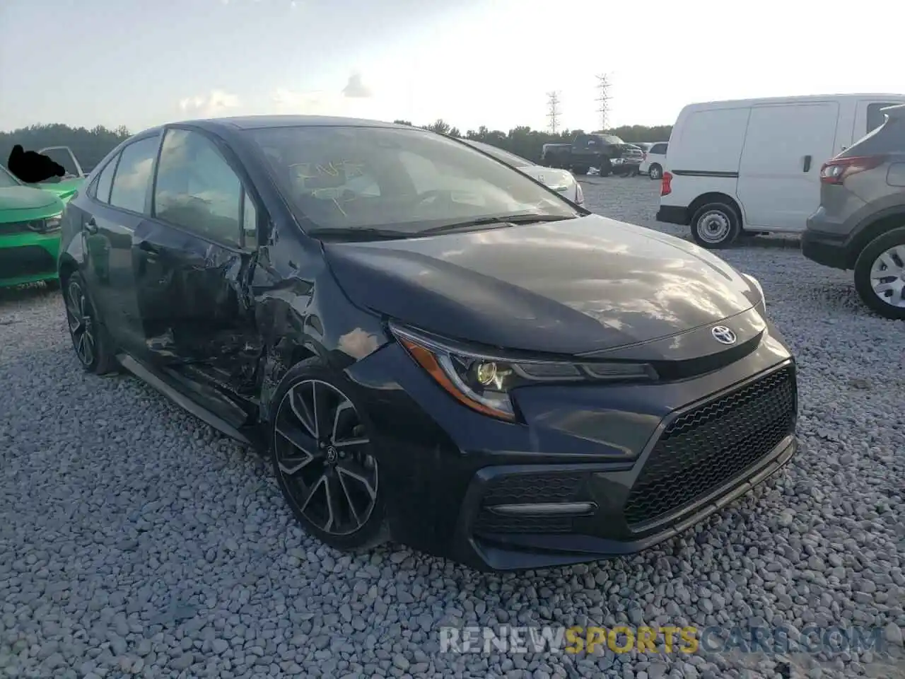 1 Photograph of a damaged car JTDS4RCE0LJ029957 TOYOTA COROLLA 2020