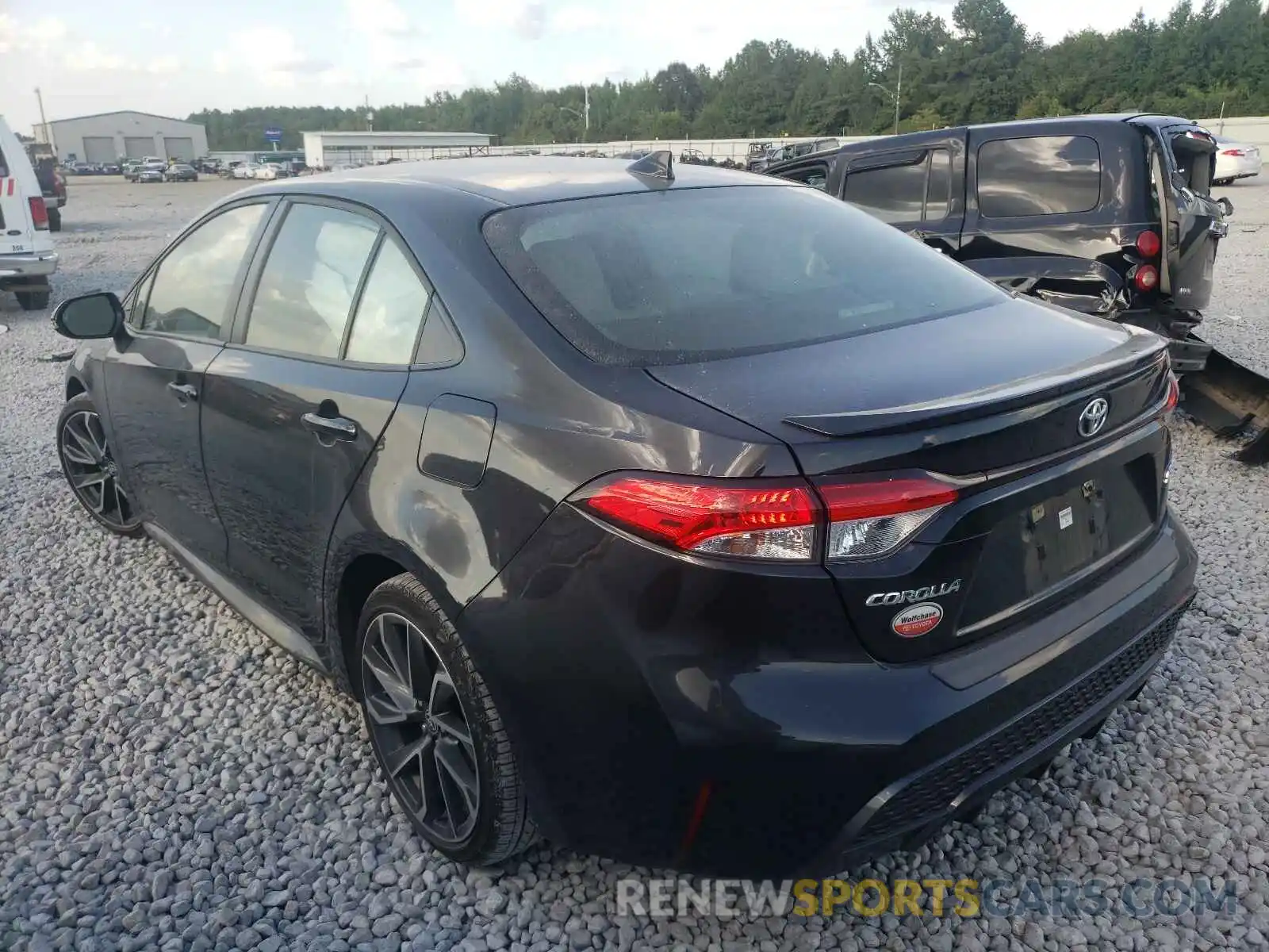 3 Photograph of a damaged car JTDS4RCE0LJ029957 TOYOTA COROLLA 2020