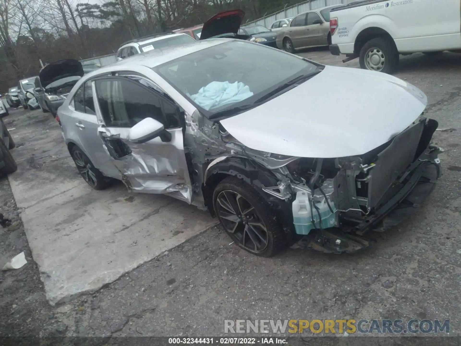 1 Photograph of a damaged car JTDS4RCE0LJ030249 TOYOTA COROLLA 2020