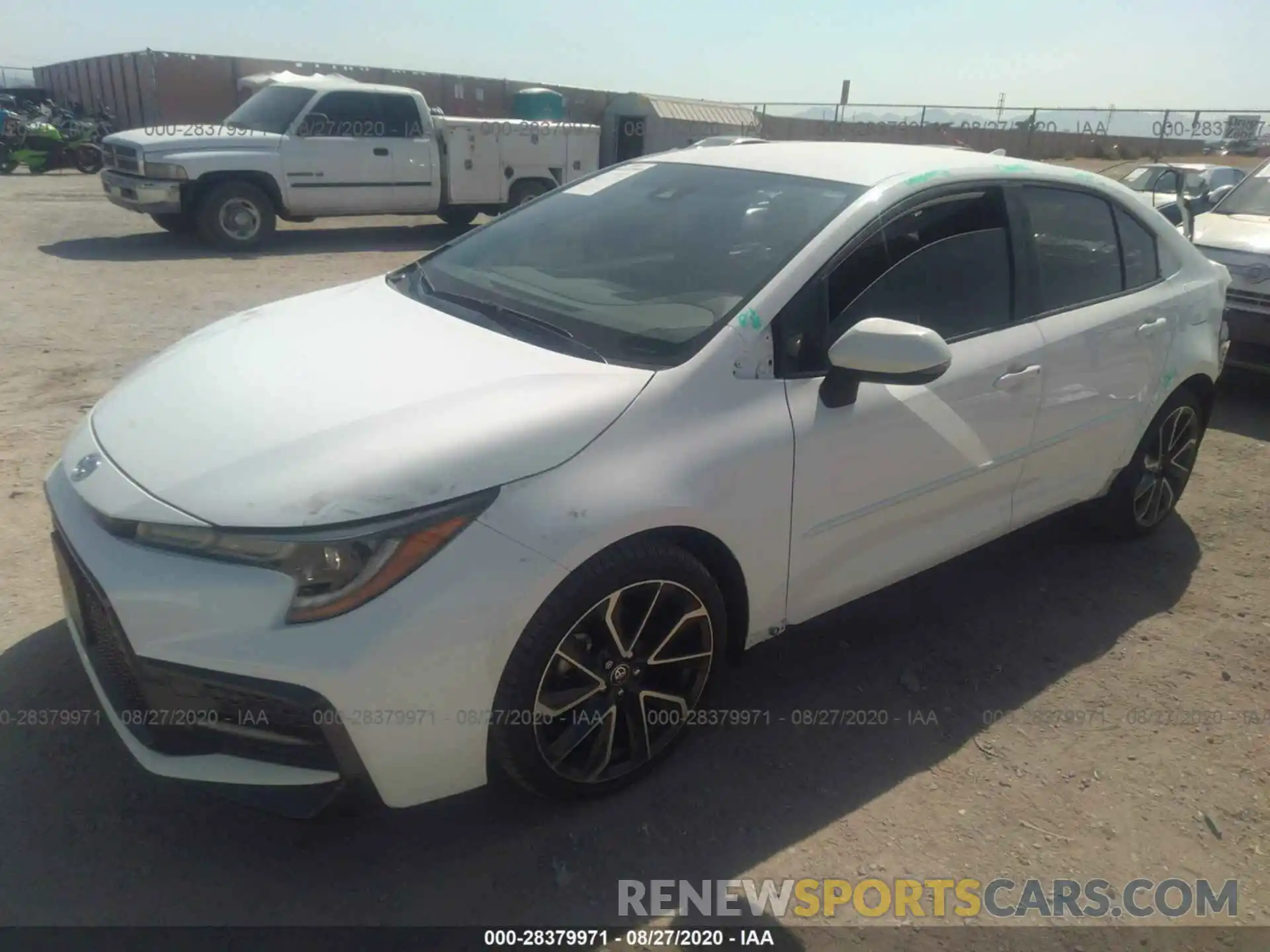 2 Photograph of a damaged car JTDS4RCE0LJ031952 TOYOTA COROLLA 2020