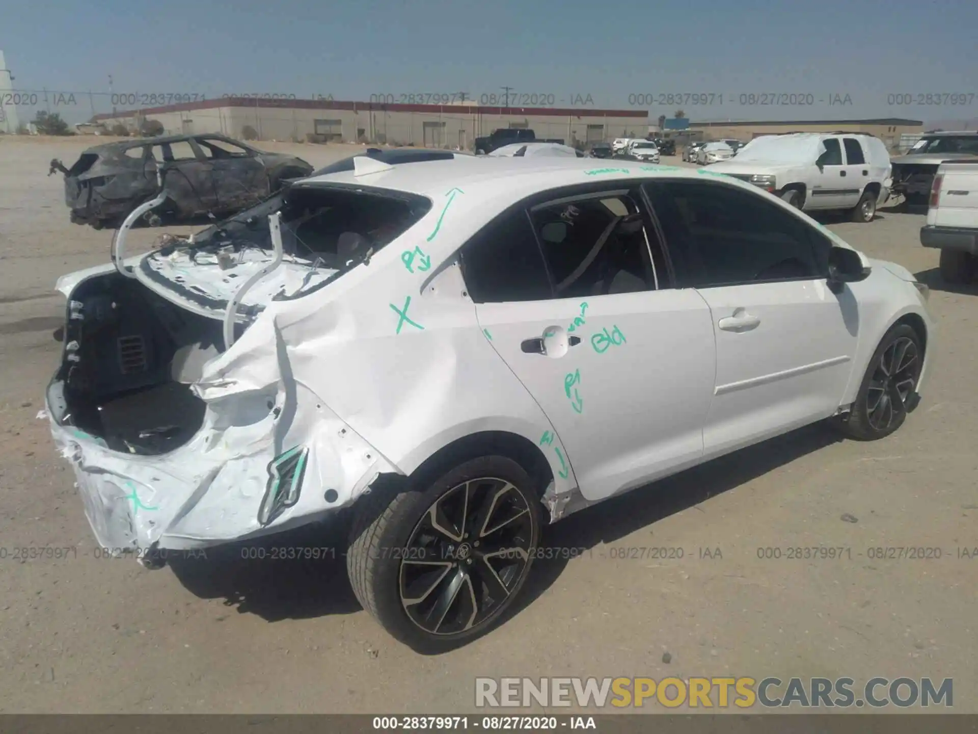 4 Фотография поврежденного автомобиля JTDS4RCE0LJ031952 TOYOTA COROLLA 2020