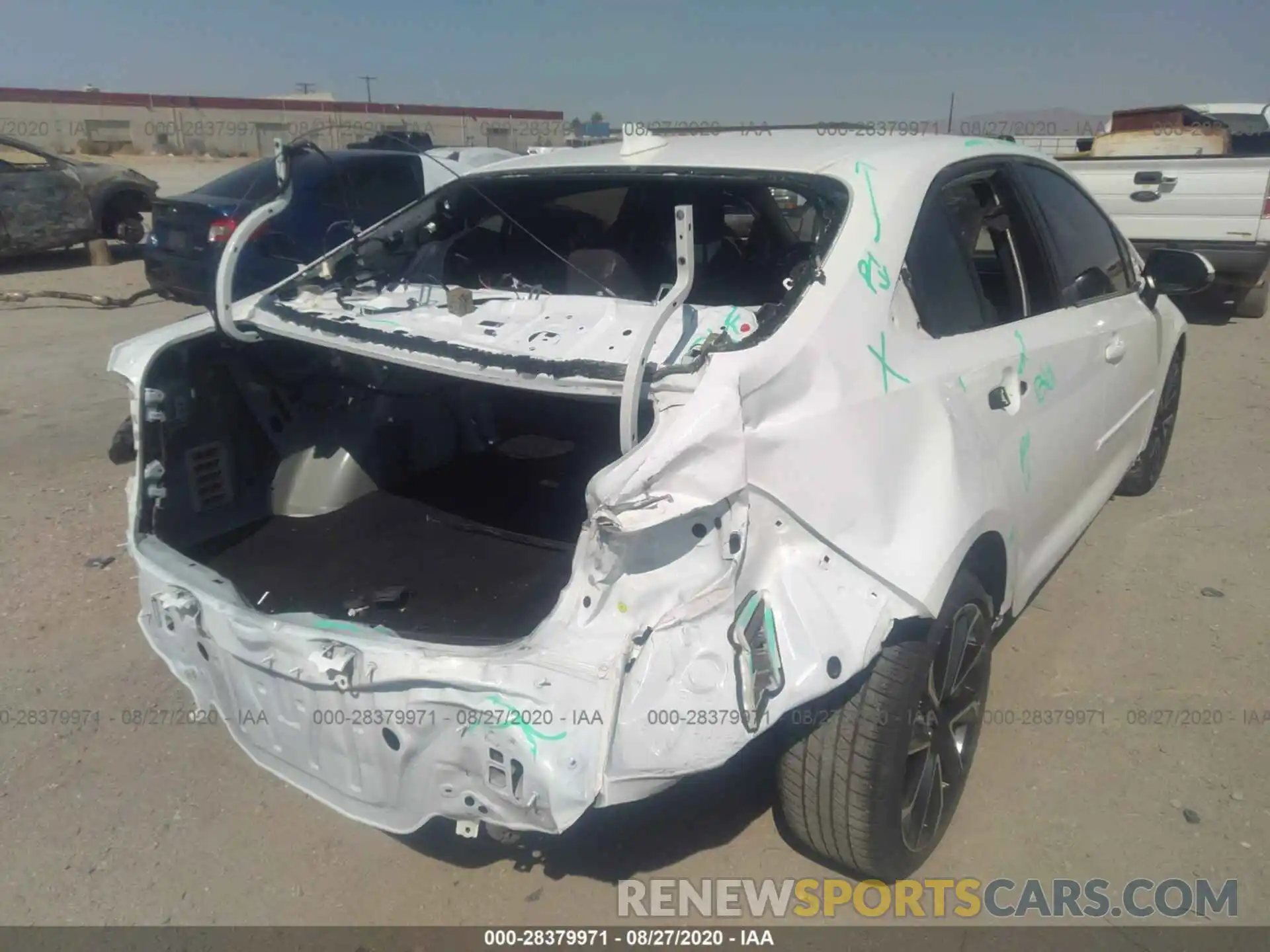 6 Фотография поврежденного автомобиля JTDS4RCE0LJ031952 TOYOTA COROLLA 2020