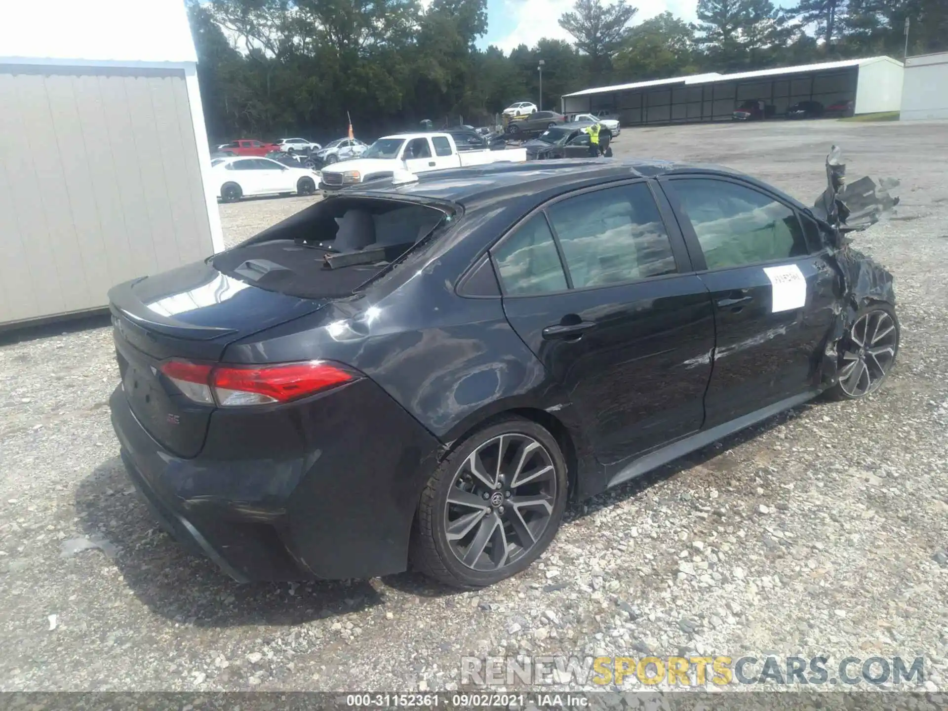 4 Photograph of a damaged car JTDS4RCE0LJ032213 TOYOTA COROLLA 2020