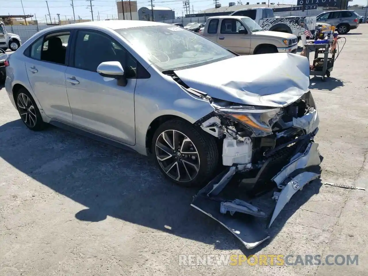 1 Photograph of a damaged car JTDS4RCE0LJ032308 TOYOTA COROLLA 2020