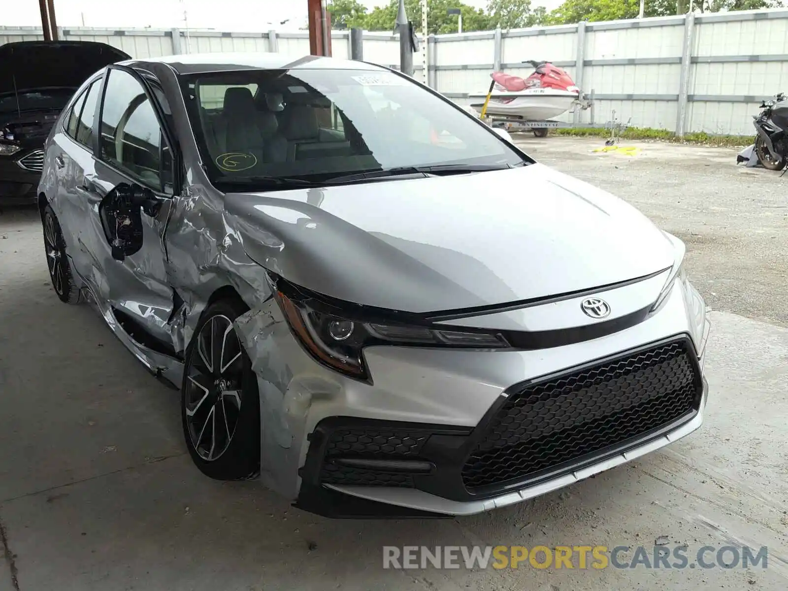 1 Photograph of a damaged car JTDS4RCE0LJ032521 TOYOTA COROLLA 2020