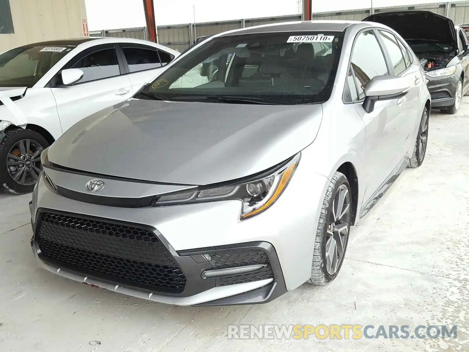 2 Photograph of a damaged car JTDS4RCE0LJ032521 TOYOTA COROLLA 2020