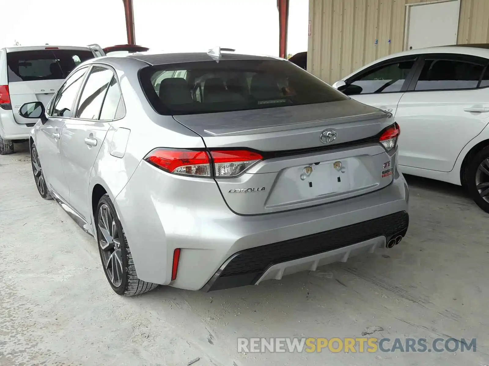 3 Photograph of a damaged car JTDS4RCE0LJ032521 TOYOTA COROLLA 2020